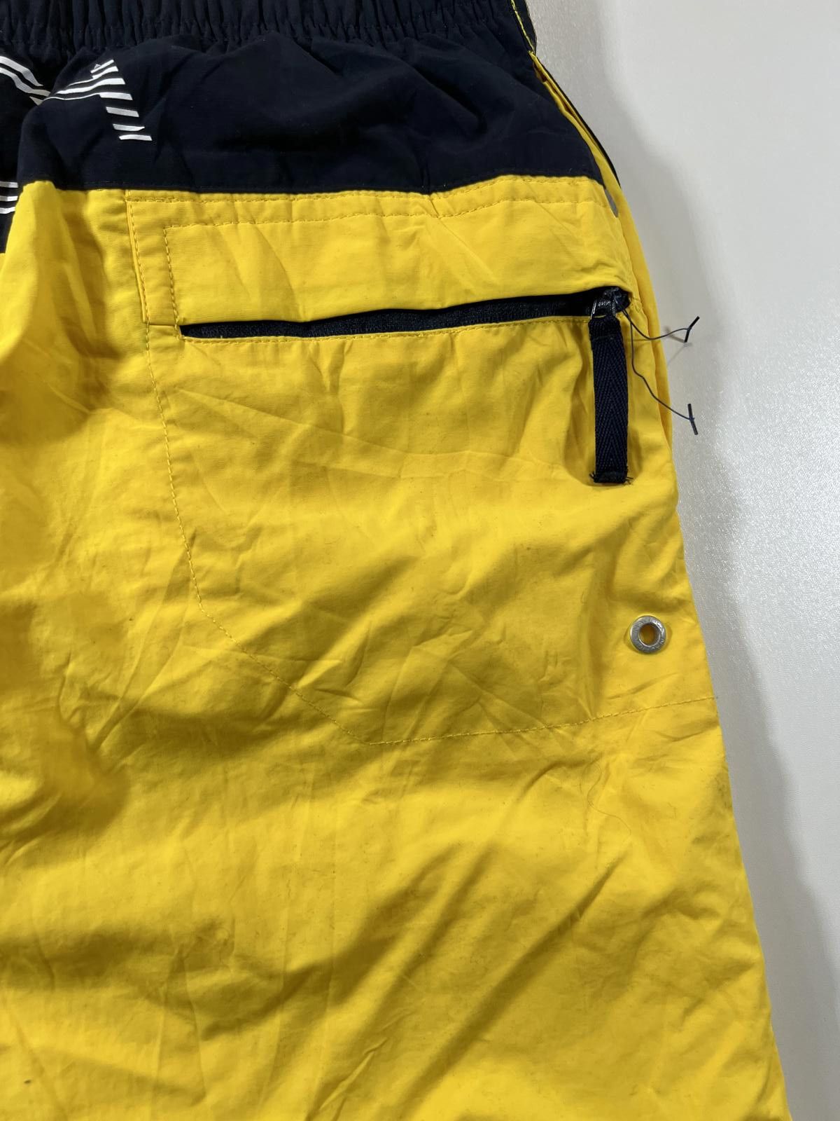Nautica Nautica Men's Yellow and Navy Swim Shorts Size US 34 / EU 50 - 10 Thumbnail
