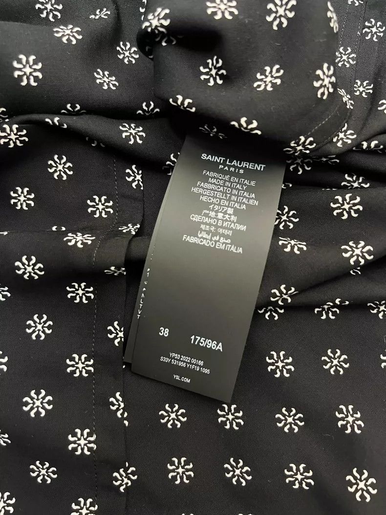 Saint Laurent Paris Saint Laurent Paris Fall/Winter 22 Black Snowflake Full Pri Size US M / EU 48-50 / 2 - 5 Thumbnail