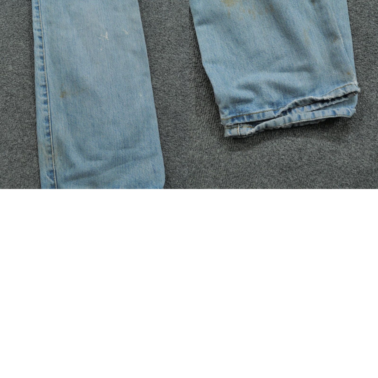 Levi's VINTAGE Levi's 501 Jeans Mens 34x34 Blue Distressed Grunge Button Fly Classic Straight Pants 90s Mens Size US 34 / EU 50 - 11 Thumbnail