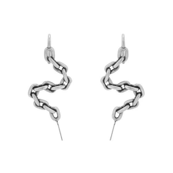 Jewelry Silver Dragon Ear Cuff - Unique Accessory Size ONE SIZE - 5 Thumbnail
