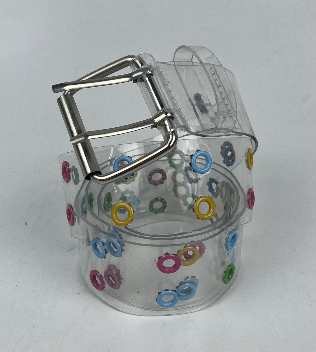 Japanese Brand transparent studded belt tc25 Size 36 - 1 Thumbnail