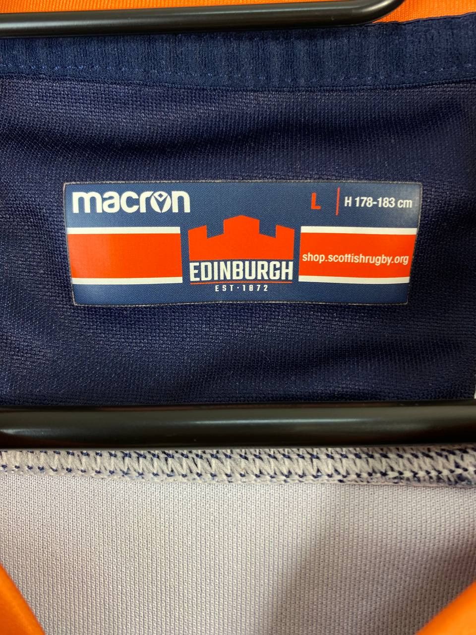Macron Maglia Rugby Edimburgo Home macron Authentic Sz L Size US L / EU 52-54 / 3 - 5 Thumbnail