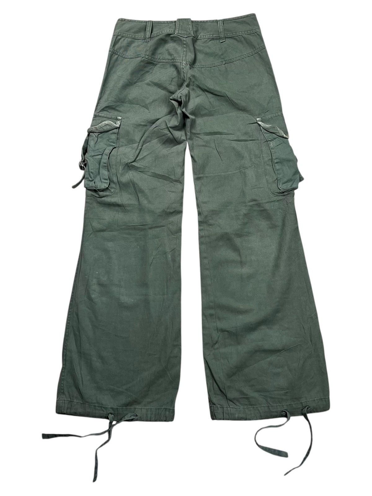 Diesel 2000s Diesel - Super Flared Parachute Cargo Pants Size US 30 / EU 46 - 2 Thumbnail