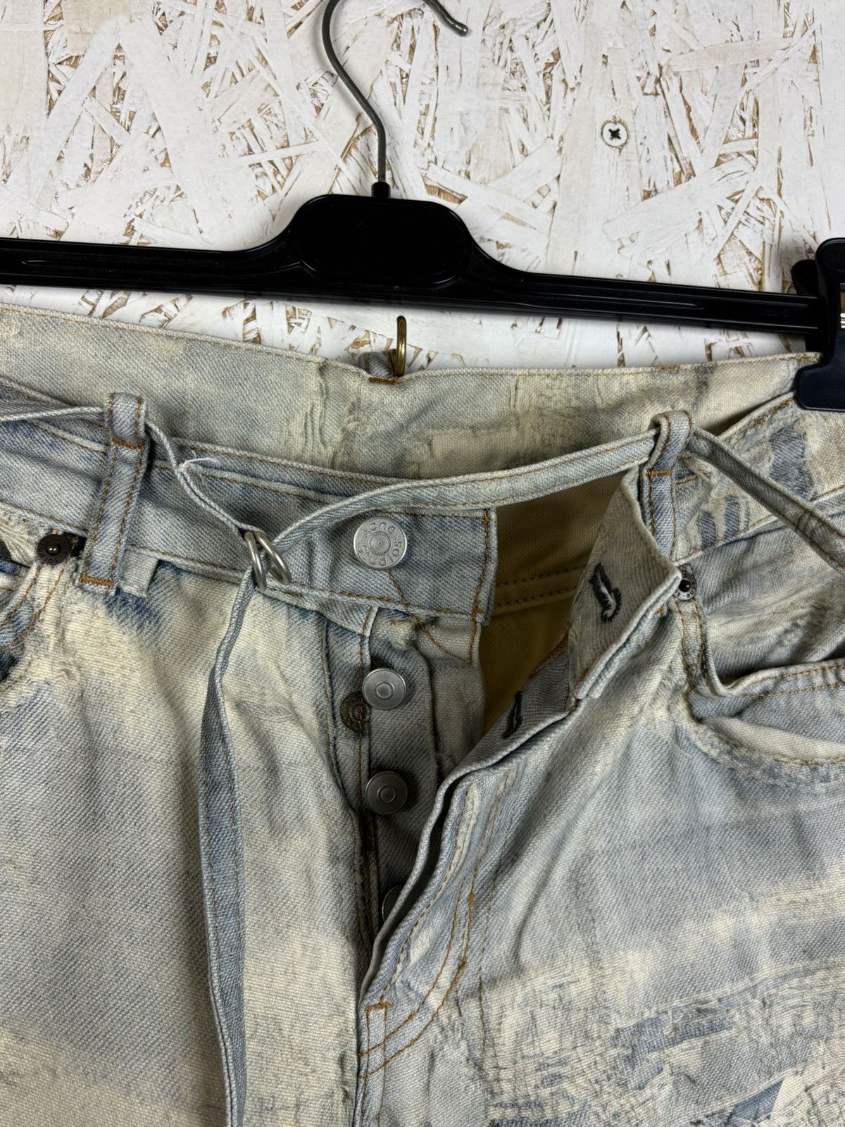 Acne Studios Acne Studios SS24 Digital Distressed Printed Jeans Size 25" / US 0 / IT 36 - 6 Thumbnail