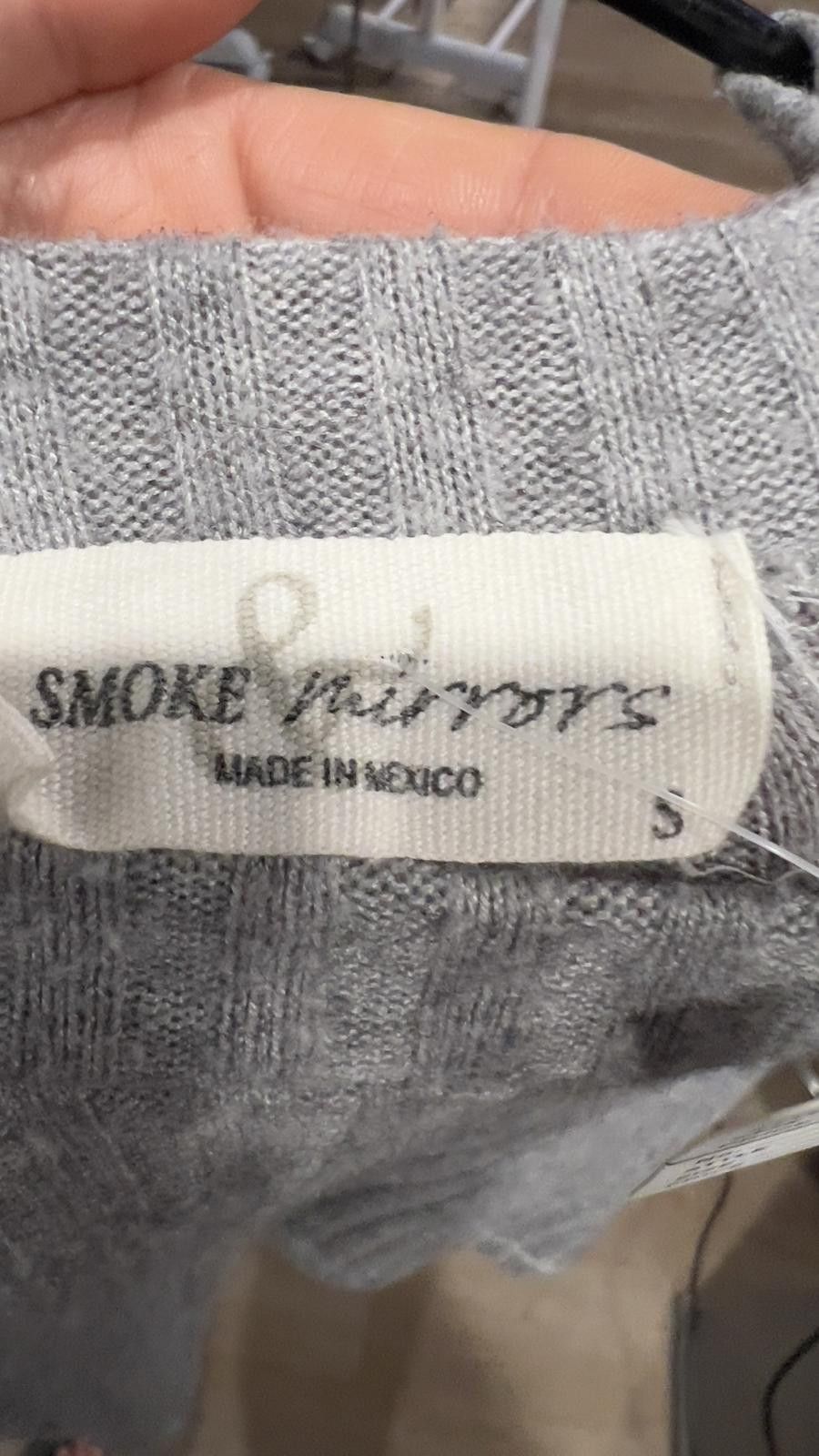 Smoke x Mirrors Smoke & Mirrors Gray Cropped Sweater Size S / US 4 / IT 40 - 4 Thumbnail