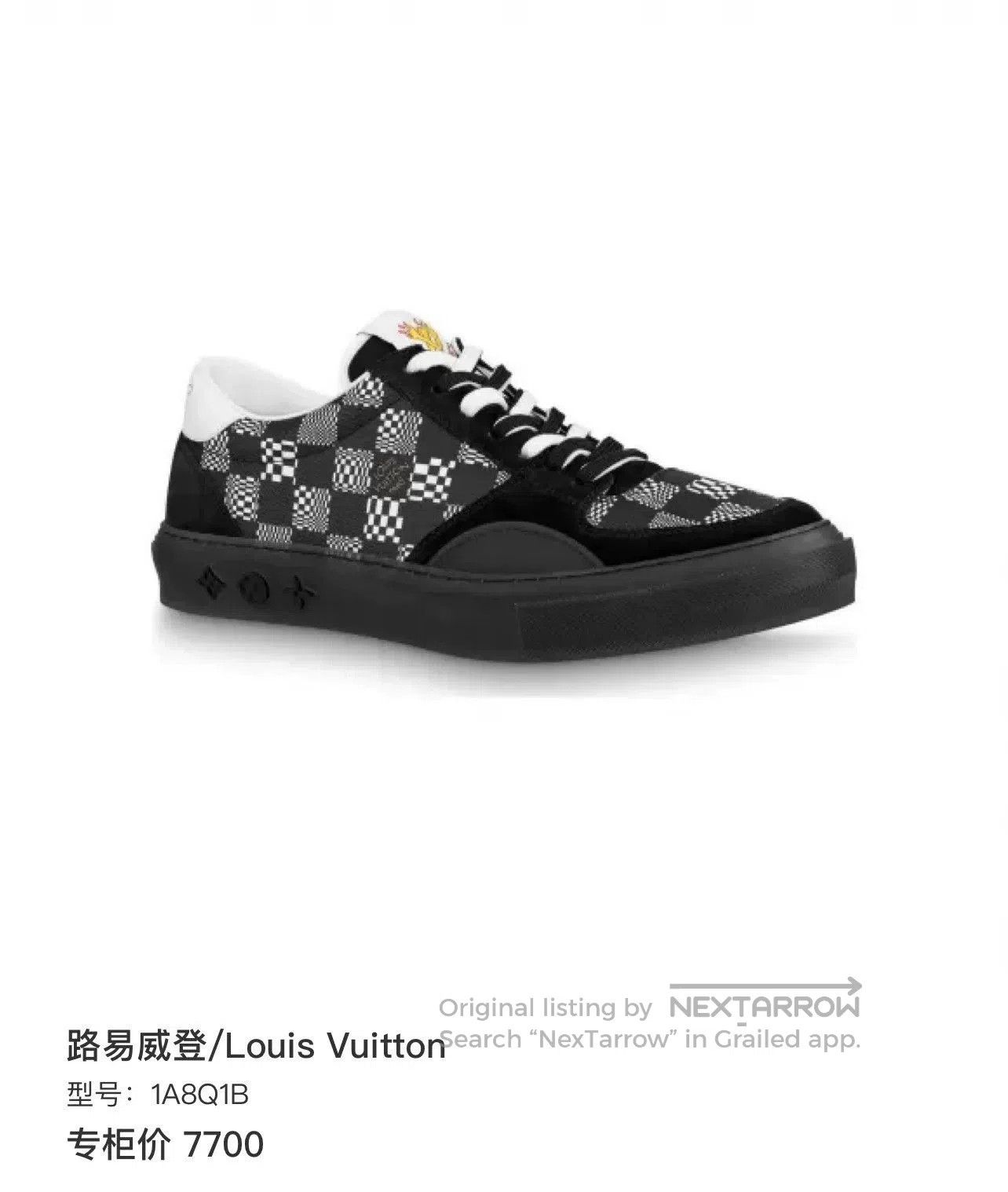 Louis Vuitton louis vuitton ollie black checkerboard sneakers. Size US 7 / EU 40 - 7 Thumbnail
