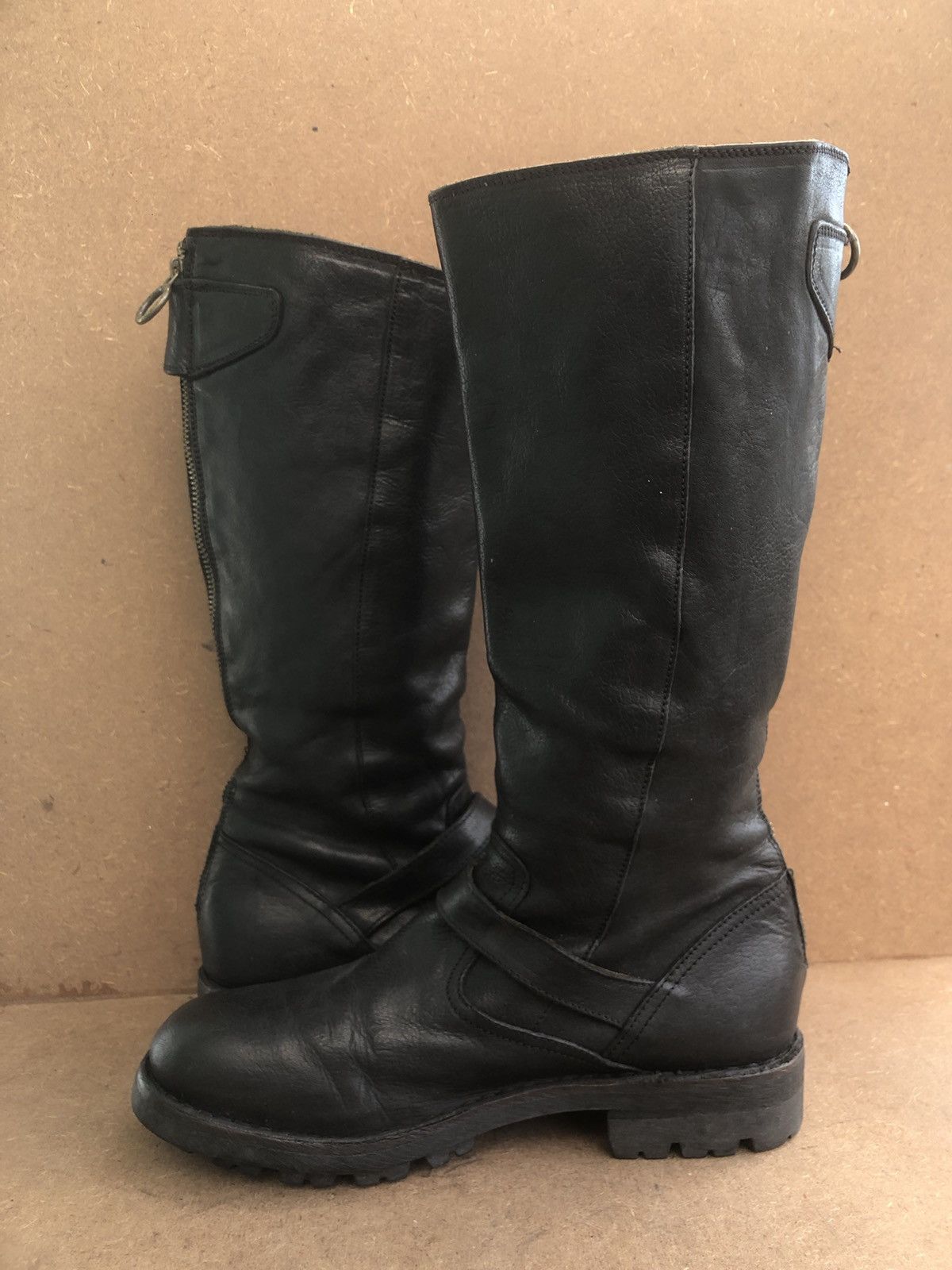 Fiorentini + Baker Fiorentini + Baker Black Leather Women’s Boots Size 38.5 Size US 5.5 / IT 35.5 - 8 Thumbnail