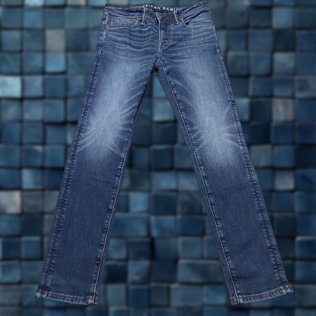 American Eagle Outfitters American Eagle Outfitters Jeans Main Selling Point Denim 29x30 Blue Low Rise Skinny 5-Pocket Mens Size US 28 / EU 44 - 1 Thumbnail