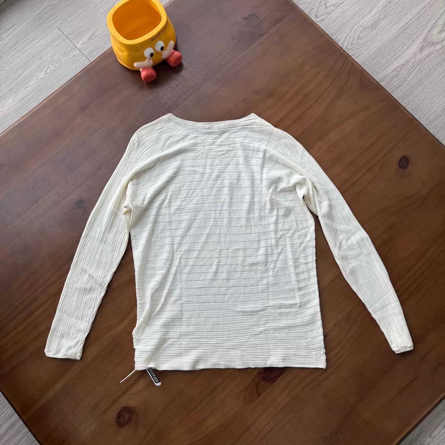 Loro Piana Loro Piana King's Gift White Knit Sweater M Light Marks Size M / US 6-8 / IT 42-44 - 2 Thumbnail