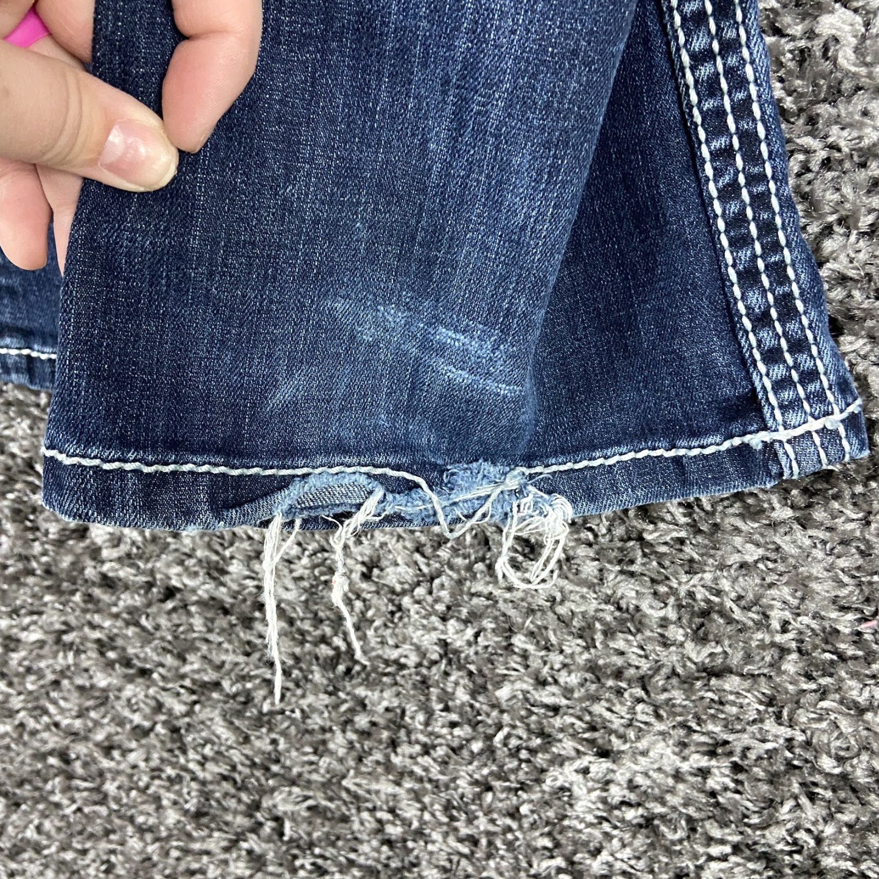 Madison VINTAGE Addison Denim Jeans Women Bootcut 25R Blue Heavy Stitch Denim Jeans Womens 25 Regular Blue Jeans Women’s 25R Womens Jeans Size 42" / US 20 - 2 Thumbnail