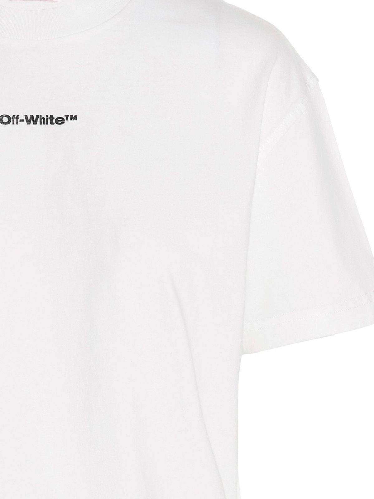 Off-White o1gr1nt0125 Tie Dye Arrow Casual T-Shirt in White Size US XXS / EU 40 - 3 Thumbnail