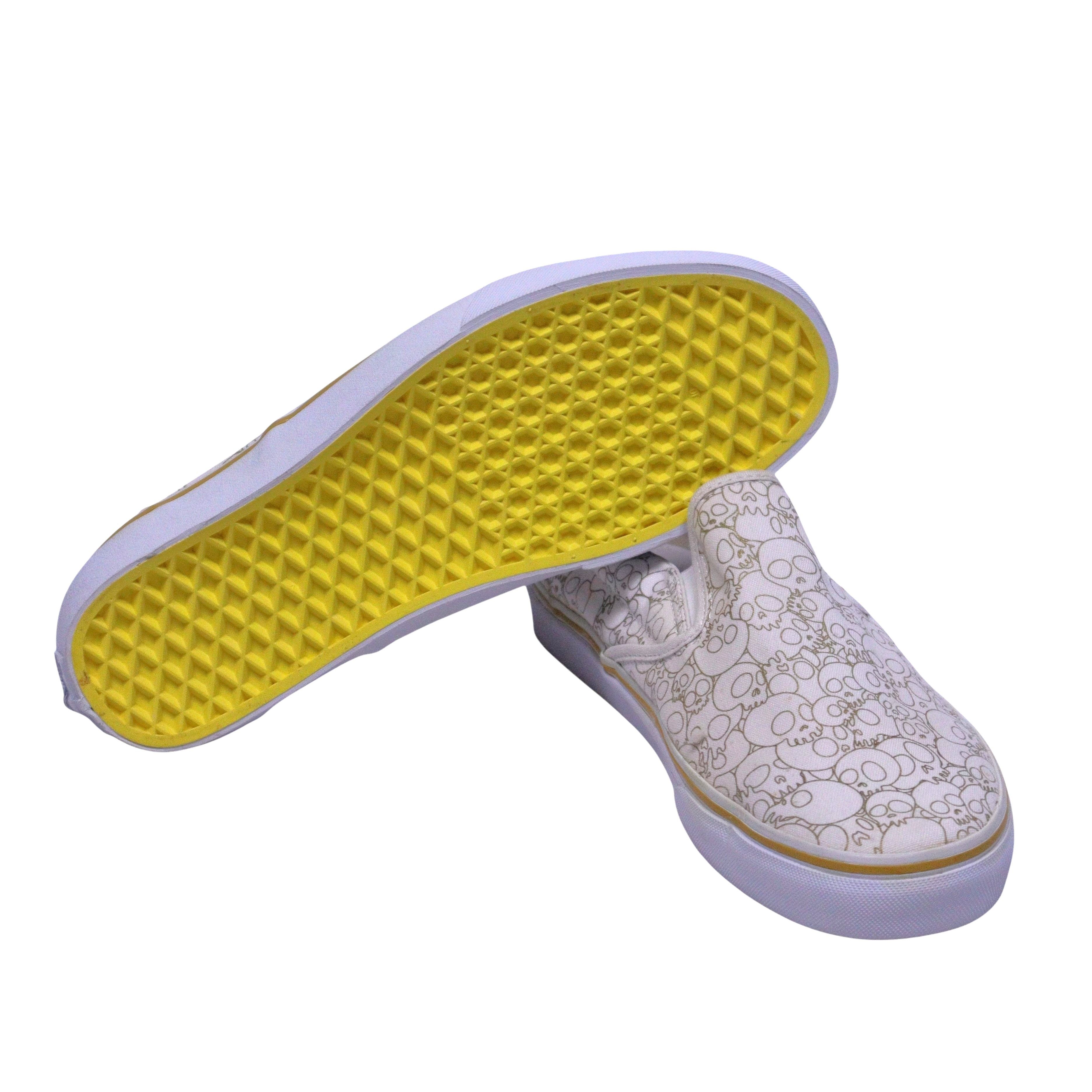 Takashi Murakami × Vans Vans Takashipom white and gold slip-on Size US 10.5 / IT 40.5 - 2 Thumbnail