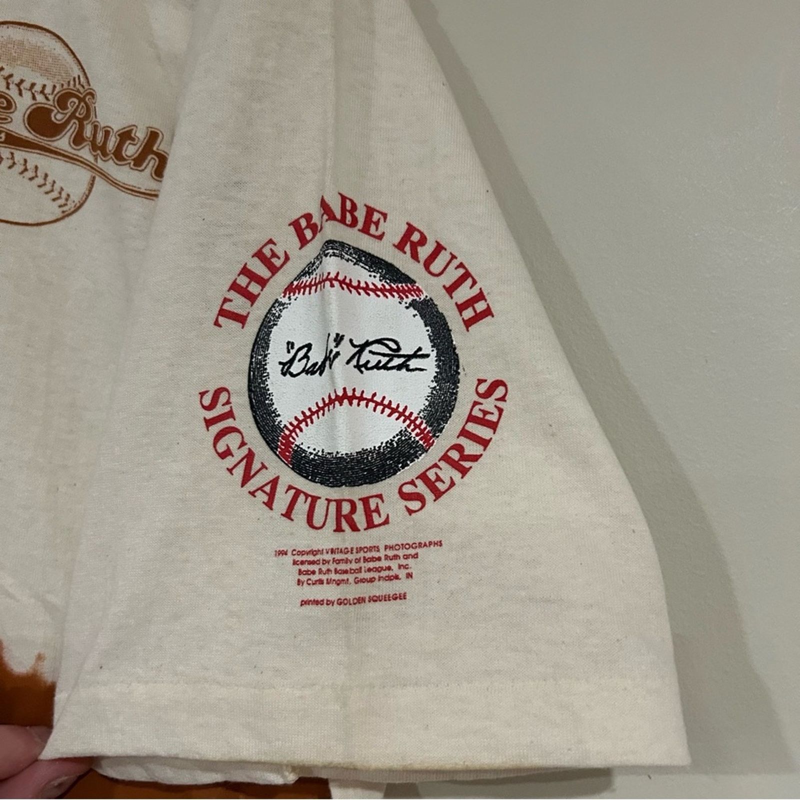 Other Vintage 1994 Babe Ruth Baseball AOP Shirt Size US L / EU 52-54 / 3 - 6 Thumbnail