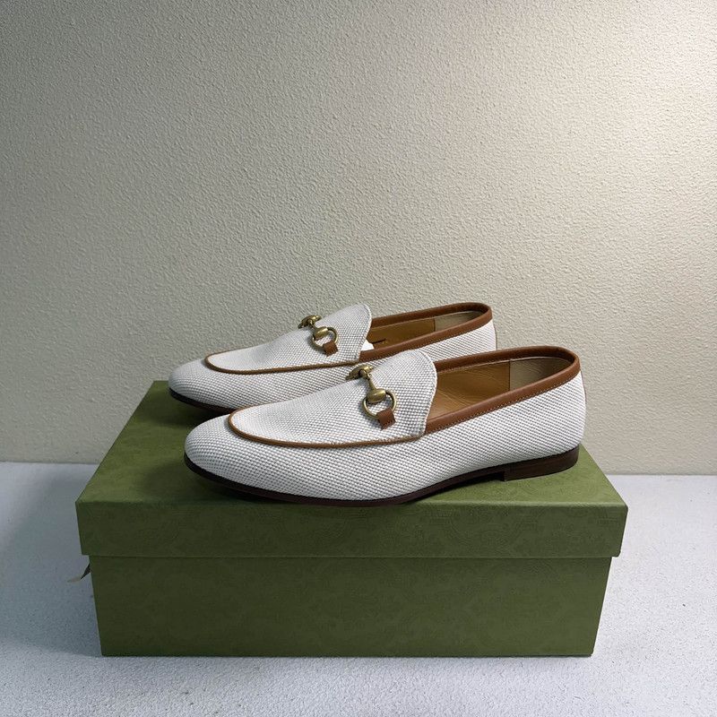 Gucci Jordaan Canvas Slip-On Loafers for Men 0079