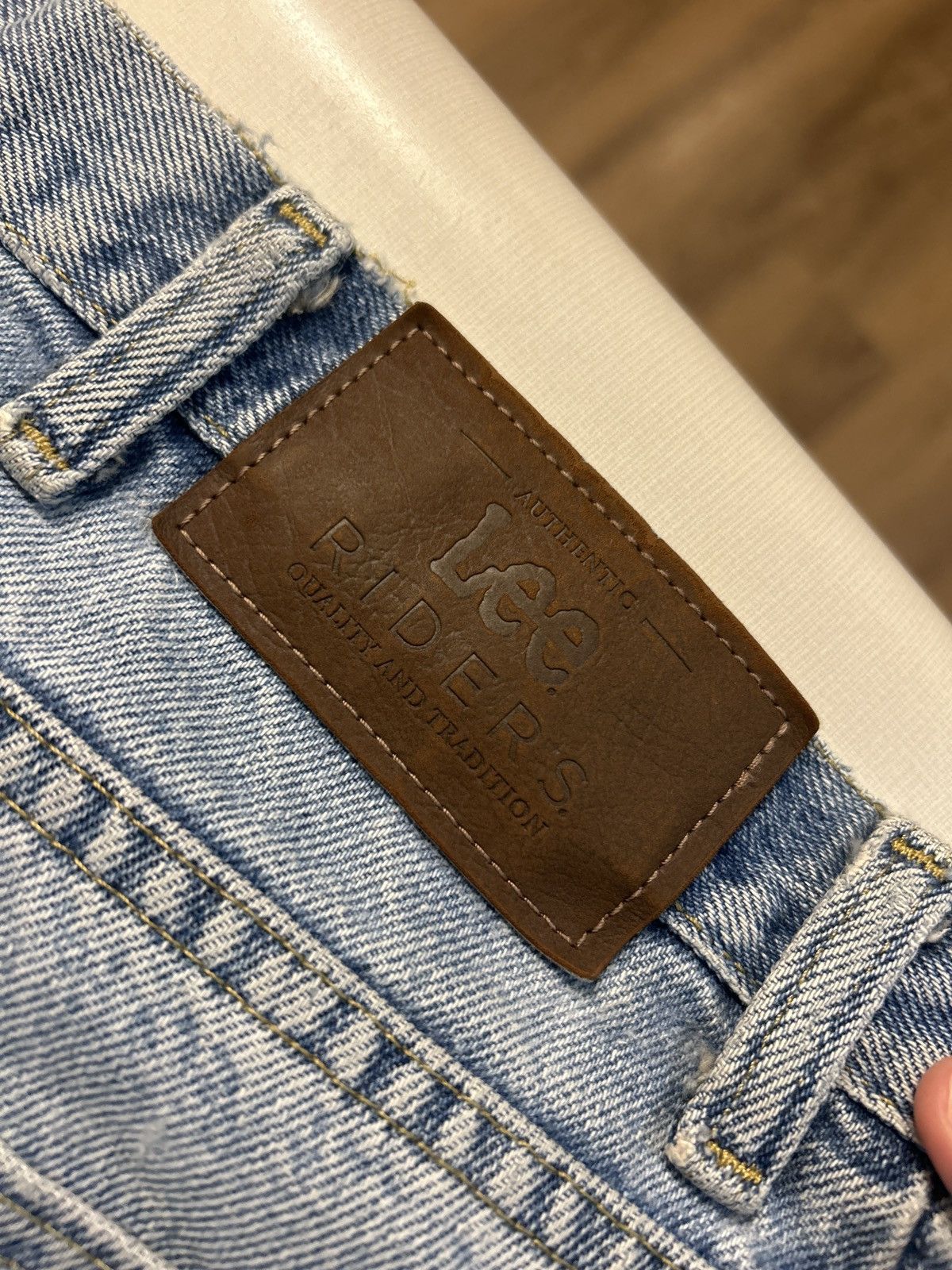 Lee Lee Light Blue Washed Jeans Size US 36 / EU 52 - 3 Thumbnail