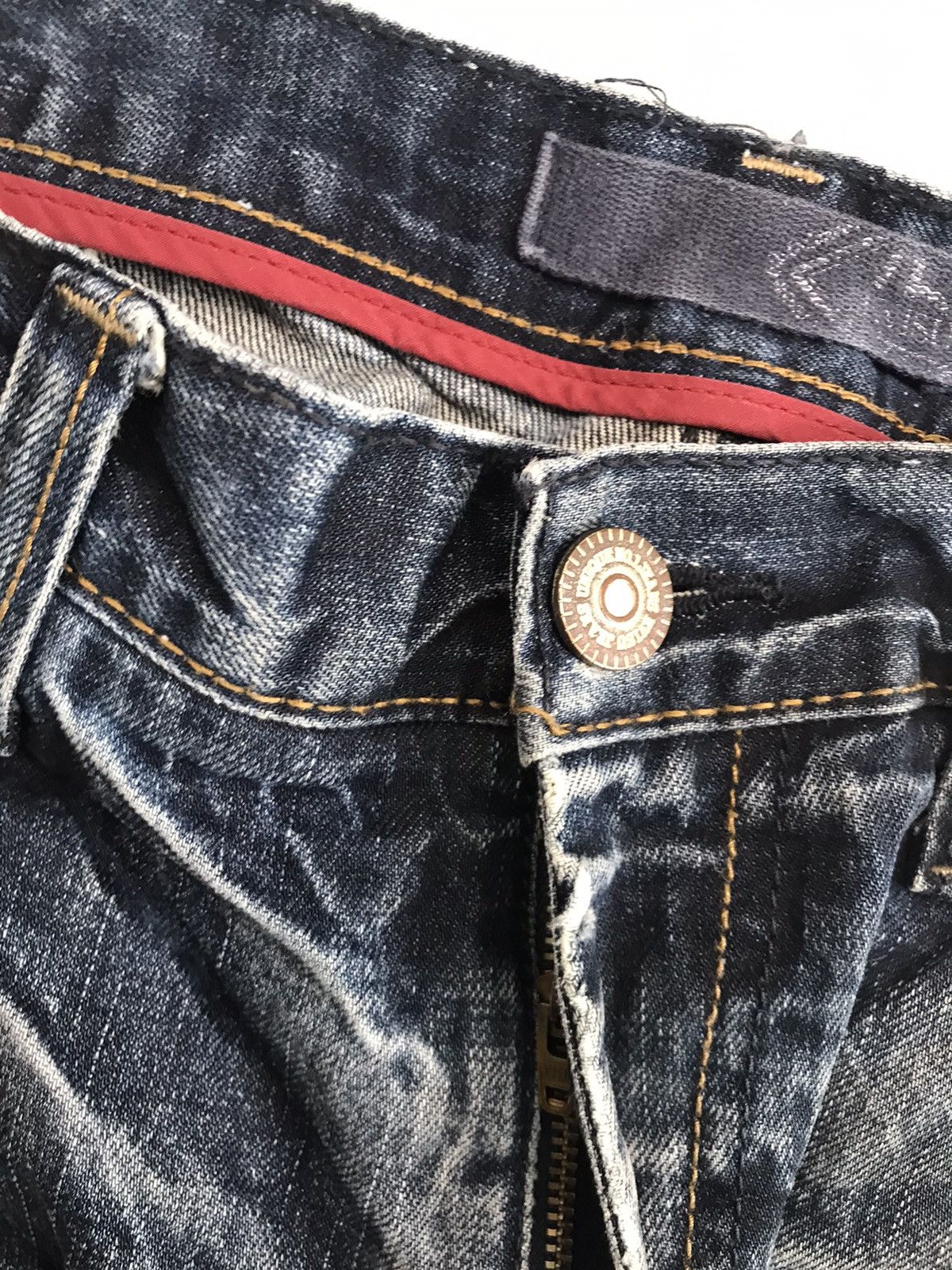 Japanese Brand Vintage Evisu inspired emboridered denim Size US 34 / EU 50 - 8 Thumbnail