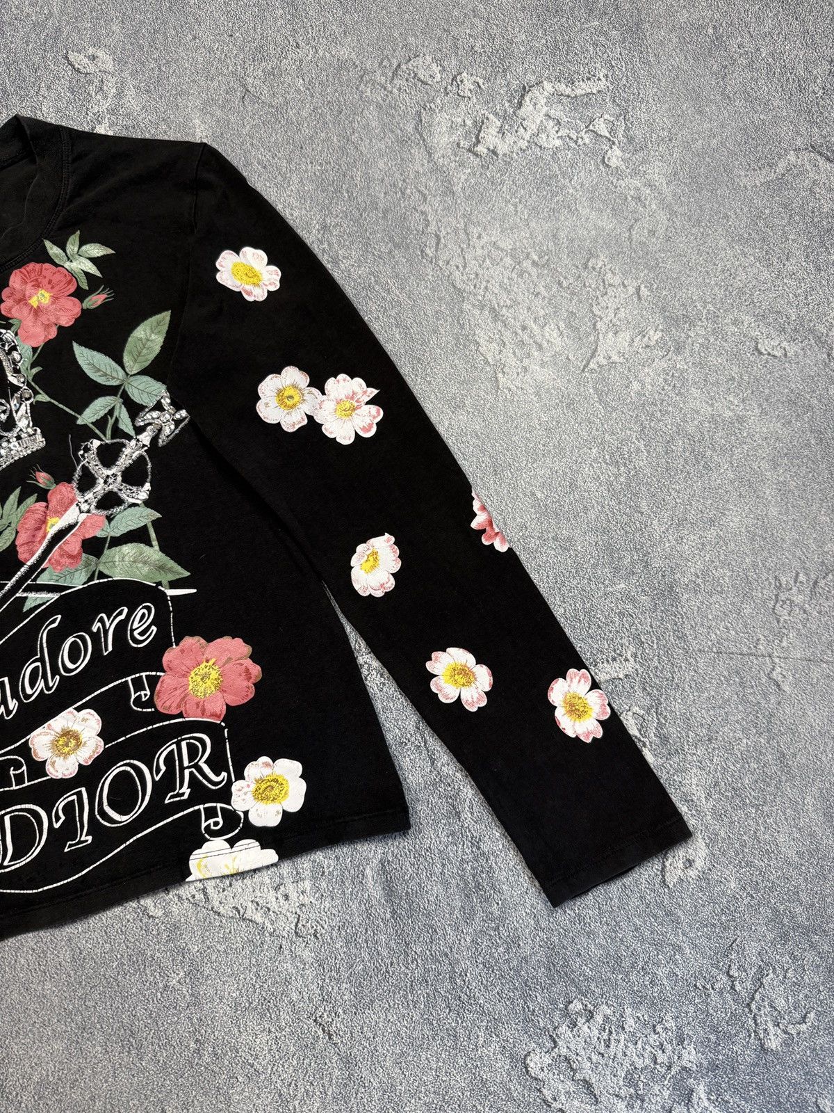 Christian Dior Monsieur Vintage Jadore Dior Christian Dior Flowers Long Sleeve Size M / US 6-8 / IT 42-44 - 4 Thumbnail