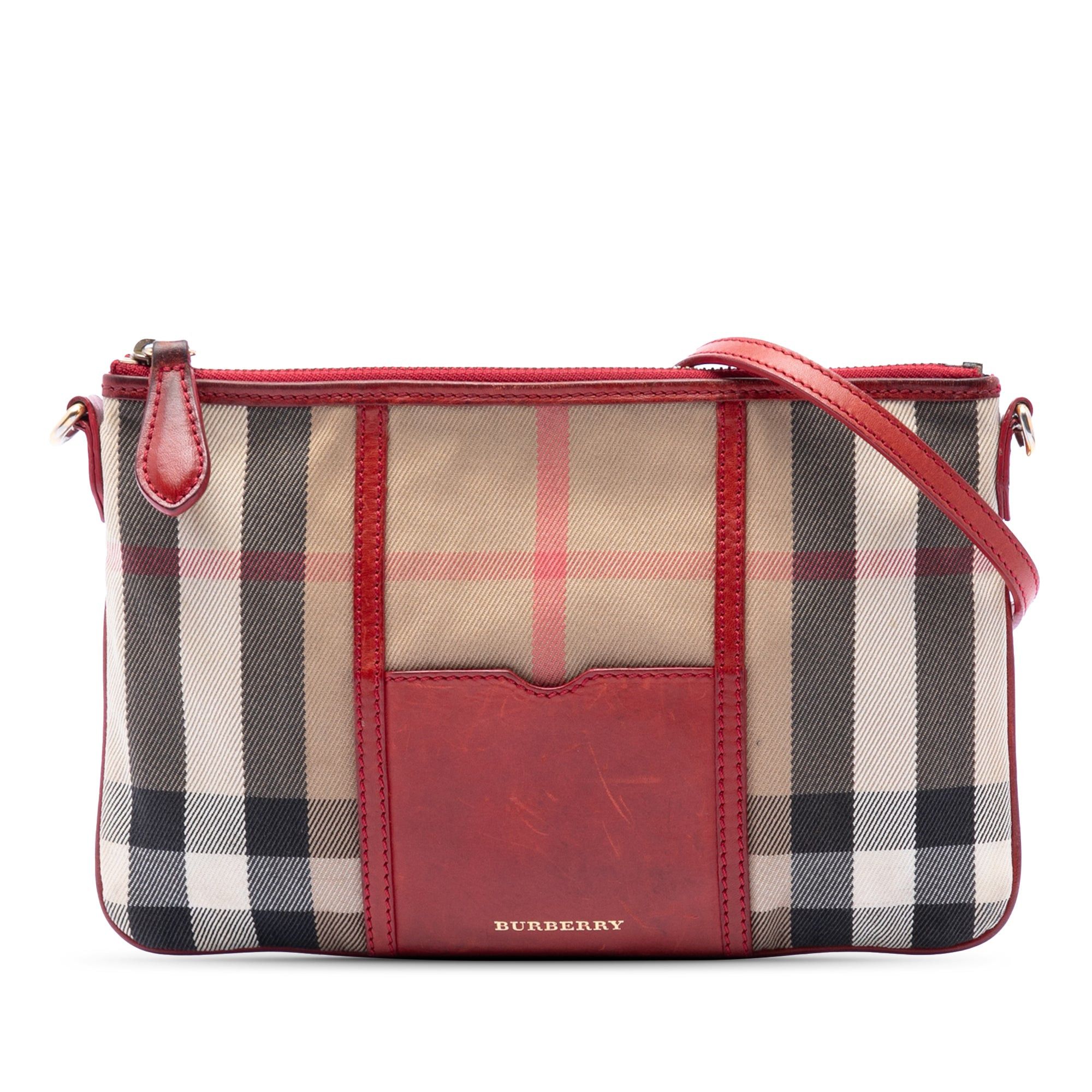 Burberry House Check Canvas Crossbody Size ONE SIZE - 1 Thumbnail
