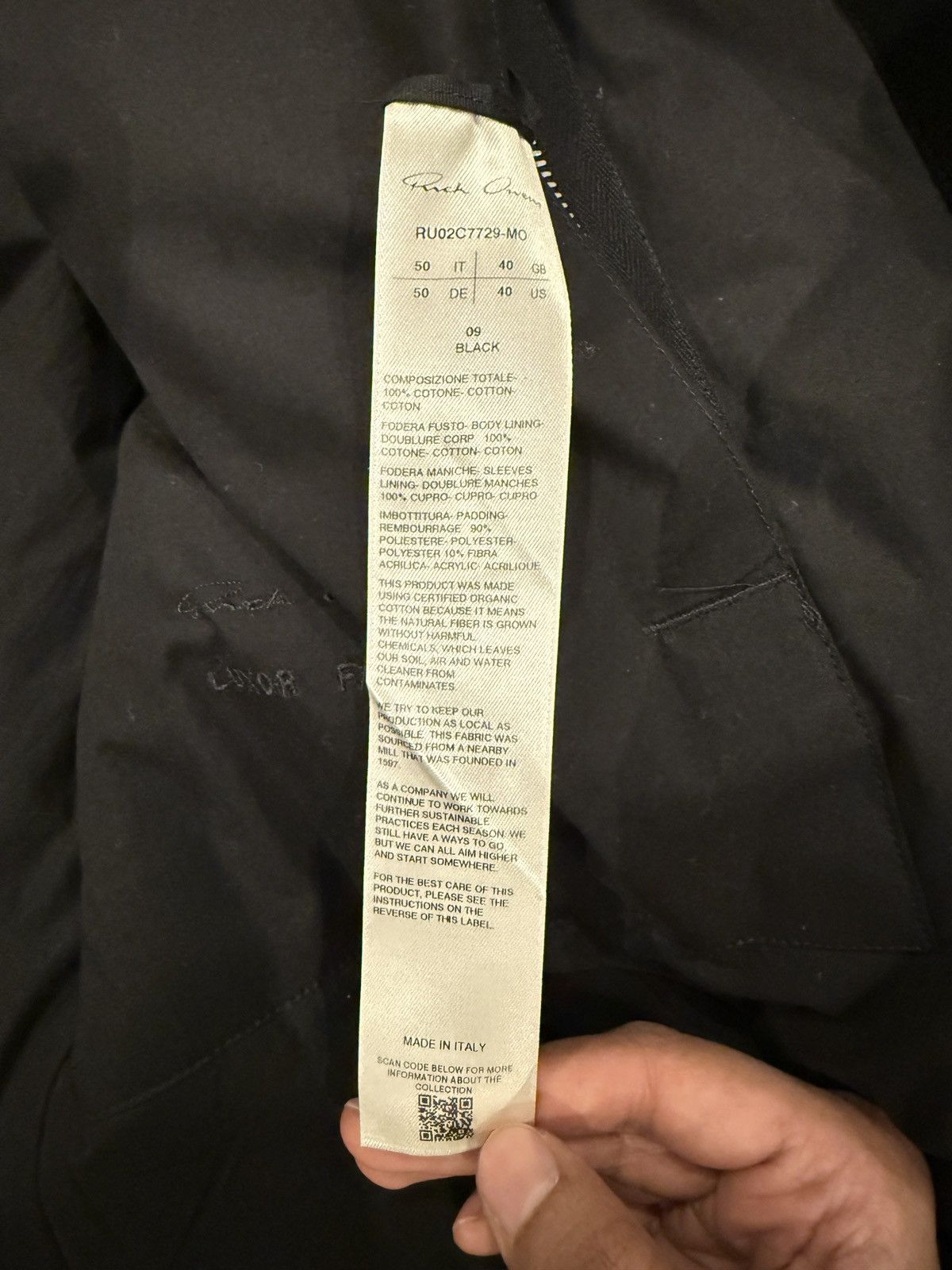 Rick Owens Rick Owens Jacket Size US L / EU 52-54 / 3 - 6 Thumbnail