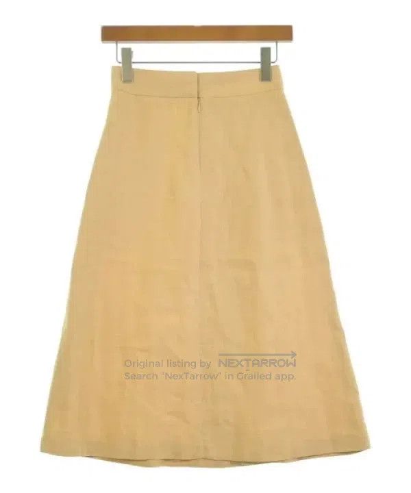 Hermes Hermes Light Camel Linen Skirt Size 42" / US 20 - 2 Thumbnail