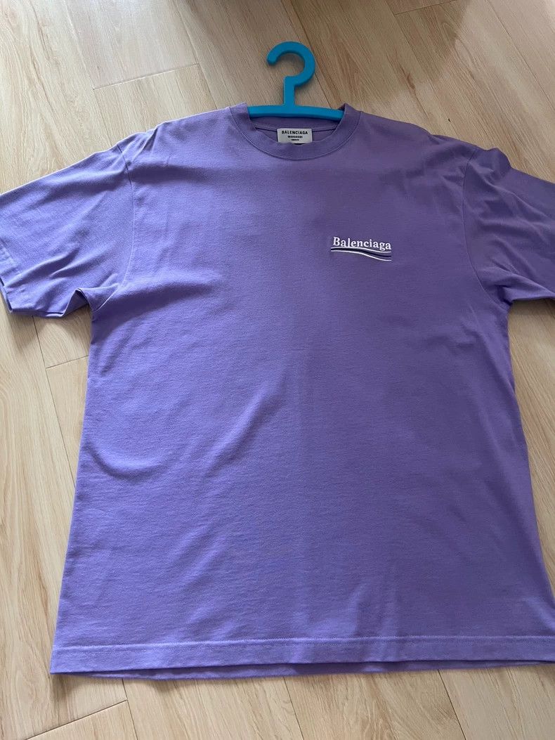 Balenciaga Balenciaga Purple Coke Short Sleeve, Size XS Size US XS / EU 42 / 0 - 1 Thumbnail
