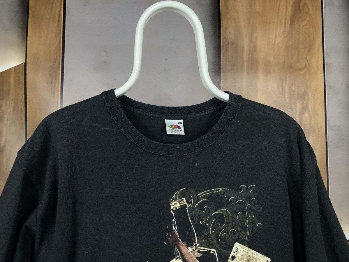 Vintage 💀Vintage T-Shirt Sex Girl Cards Poker Alcohol Casino Tee💀 Size US L / EU 52-54 / 3 - 6 Thumbnail
