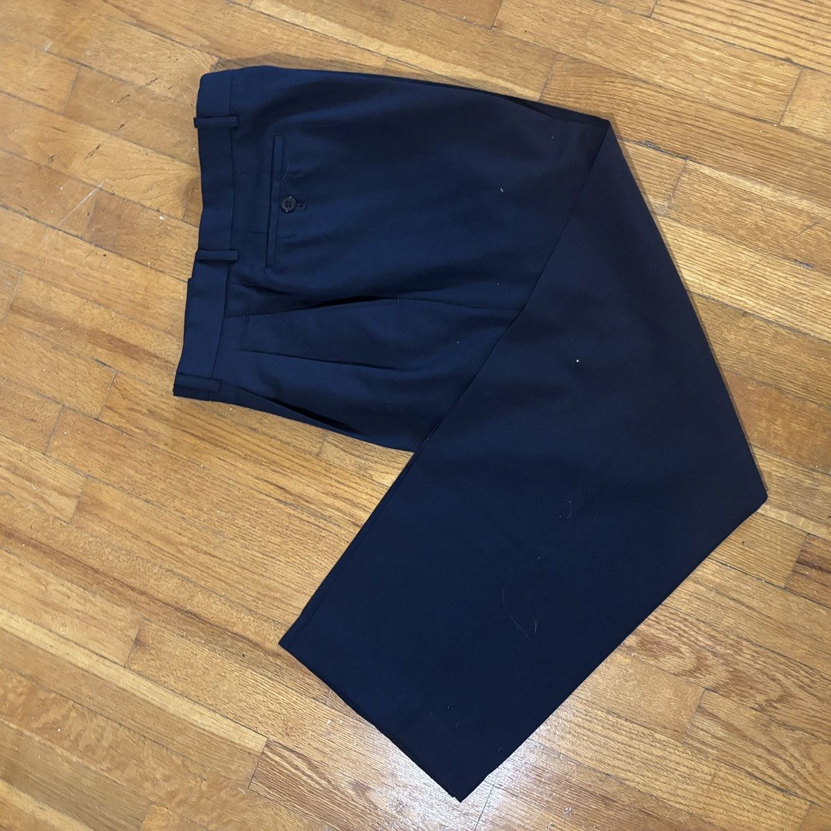 Kenzo Navy Double Breasted Wool Suit Set in Blue, Men's (Size 40r) — image 3 of 6