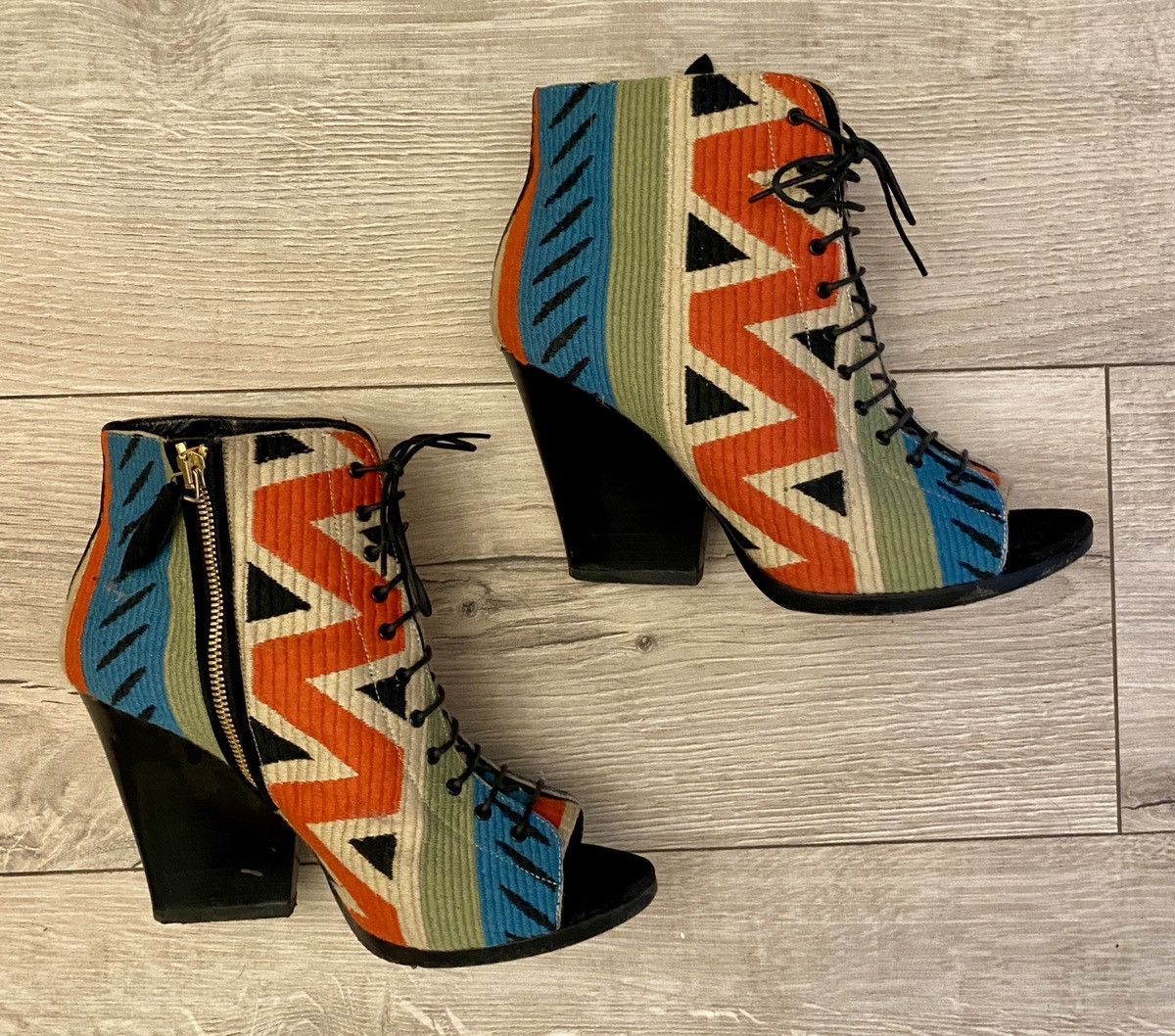 Burberry Prorsum Stunning Burberry Prorsum Virginia peep-toe ankle boots Size US 8.5 / IT 38.5 - 3 Thumbnail