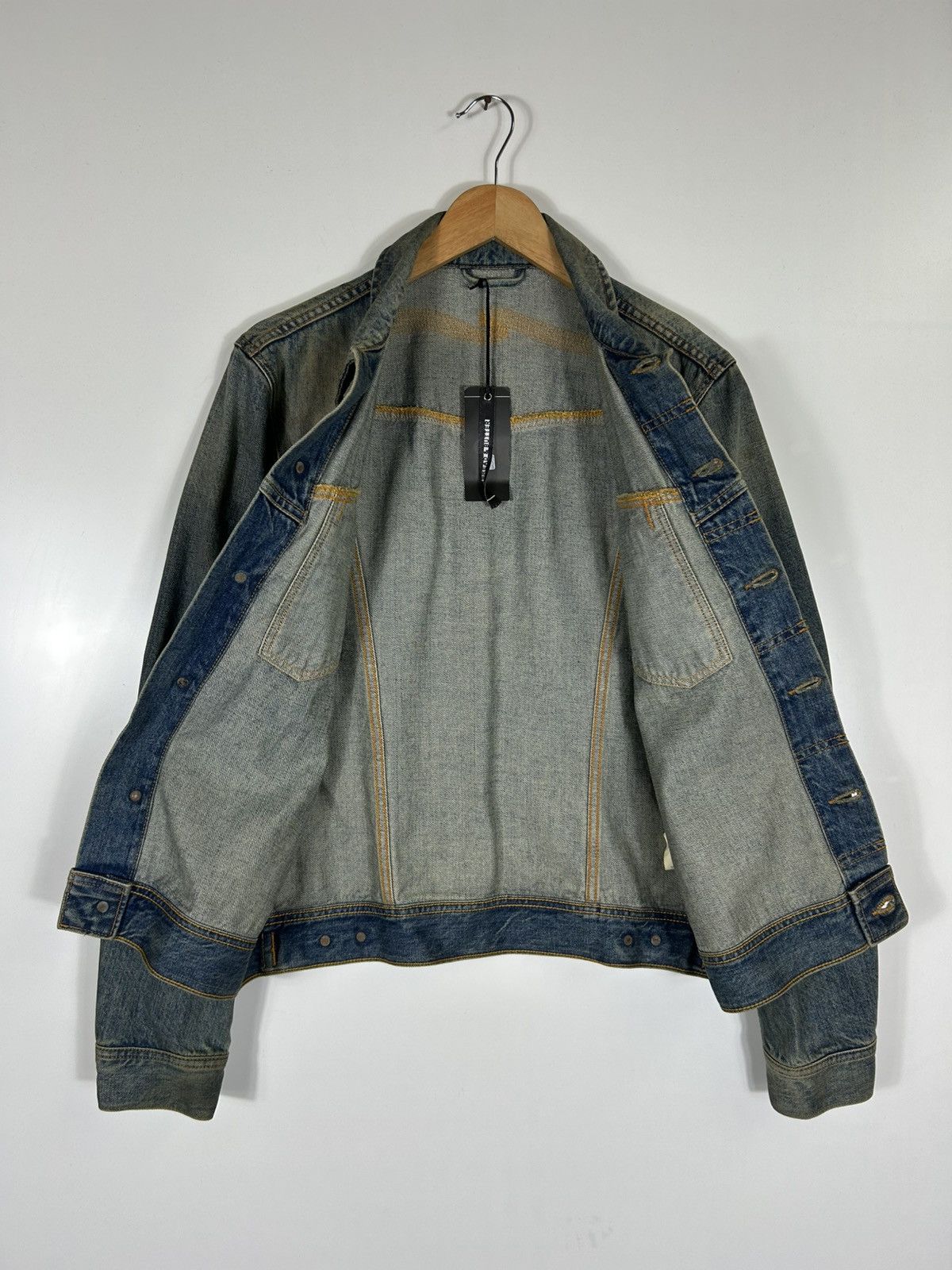 Nudie Jeans Nudie Jeans Organic Denim Jacket Men’s Blue Trucker Jacket Size US M / EU 48-50 / 2 - 11 Thumbnail