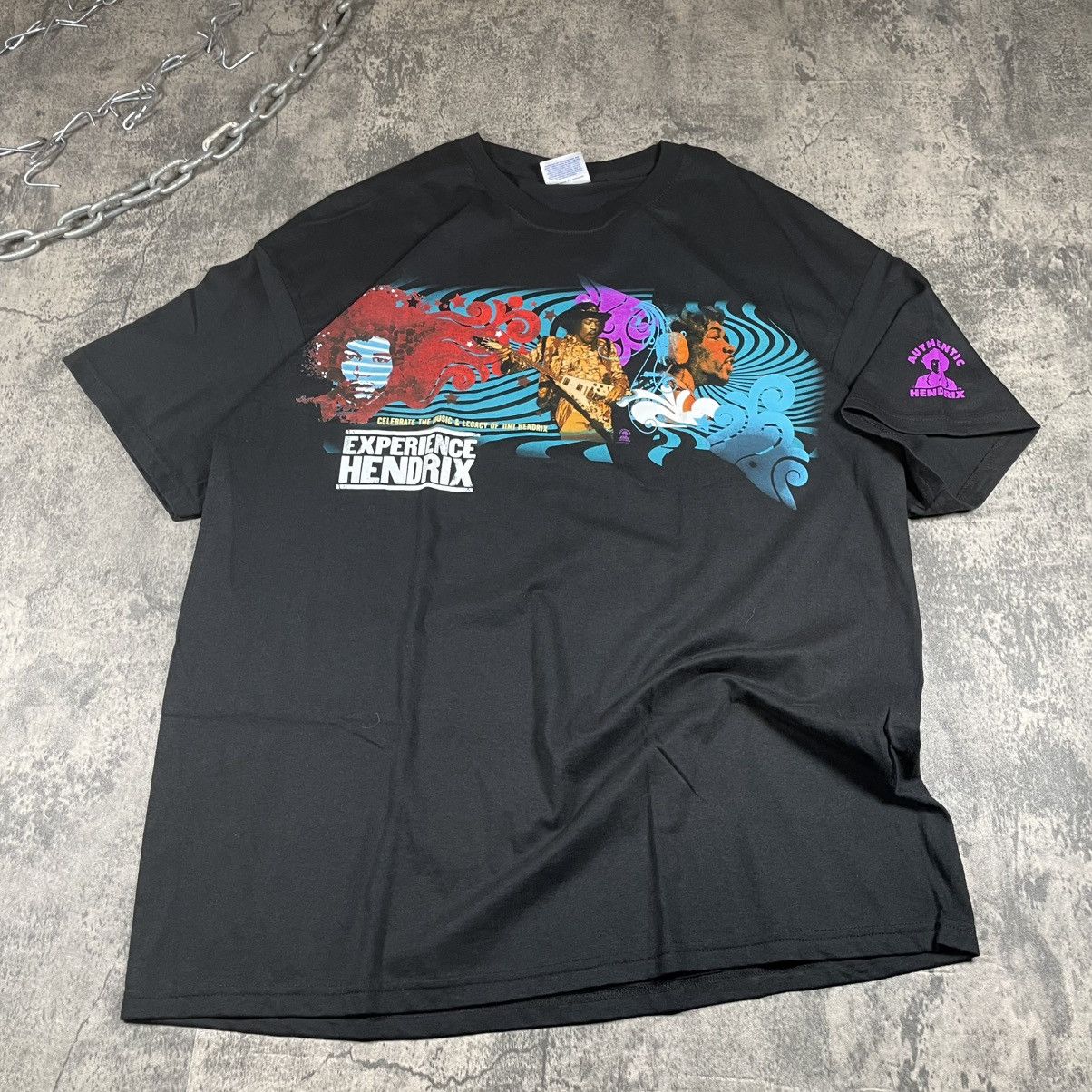 Vintage Jimi Hendrix Vintage Experience Tshirt Size US XL / EU 56 / 4 - 1 Thumbnail