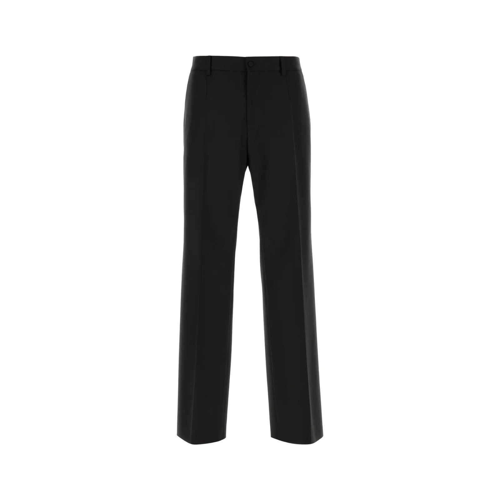 Dolce & Gabbana DOLCE&GABBANA Black Stretch Wool Pants New & Authentic (Men' Size US 34 / EU 50 - 1 Thumbnail