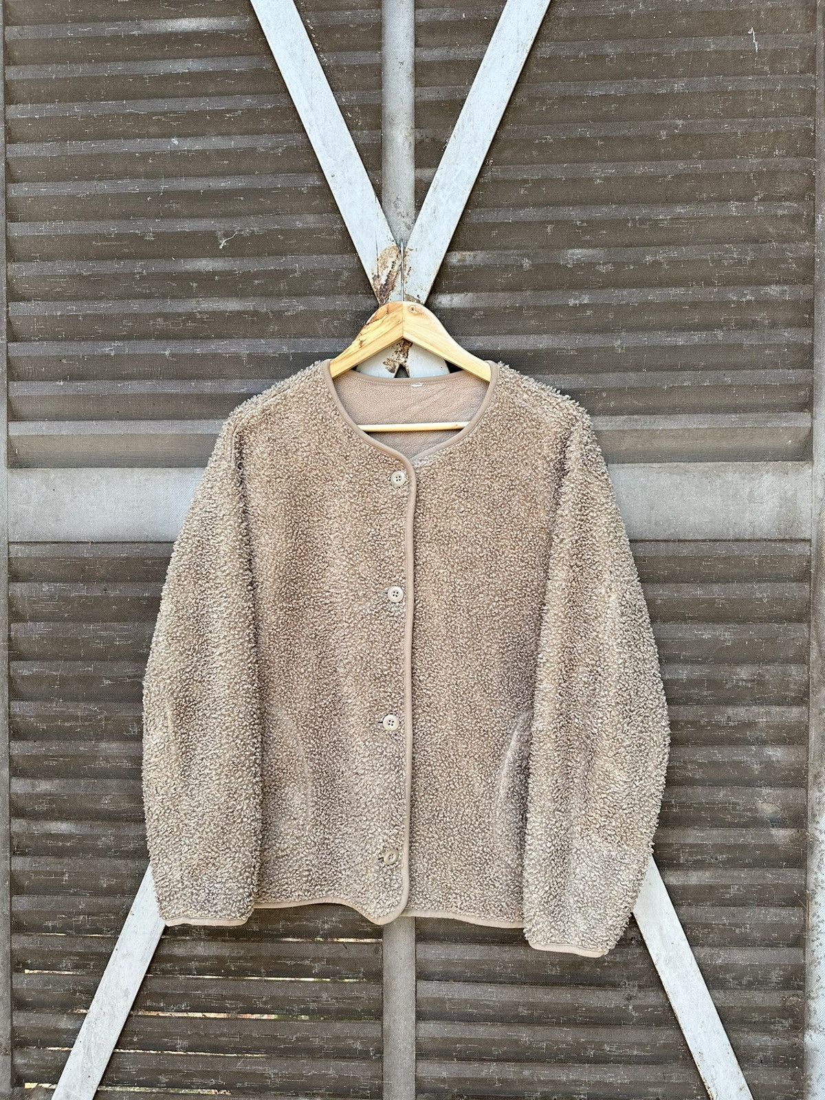 Uniqlo 👹Uniqlo Fleece Cardigan Jacket Size US M / EU 48-50 / 2 - 2 Thumbnail