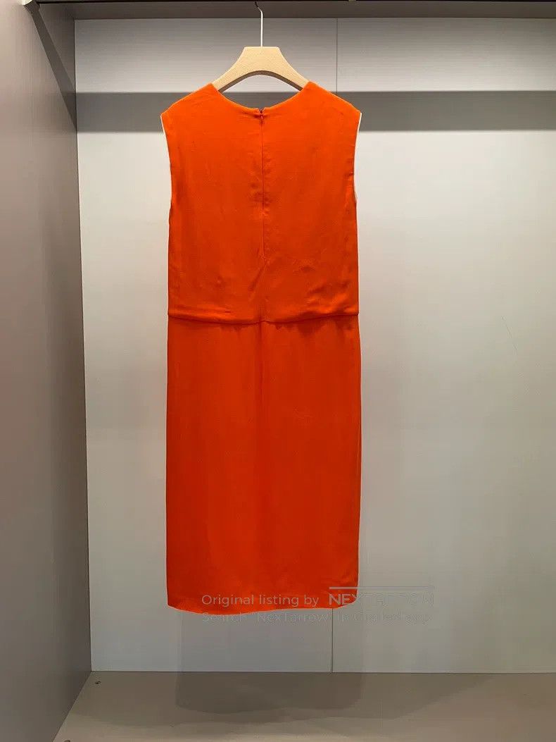 Fendi Fendi Orange fiber mulberry silk dress Size S / US 4 / IT 40 - 2 Thumbnail
