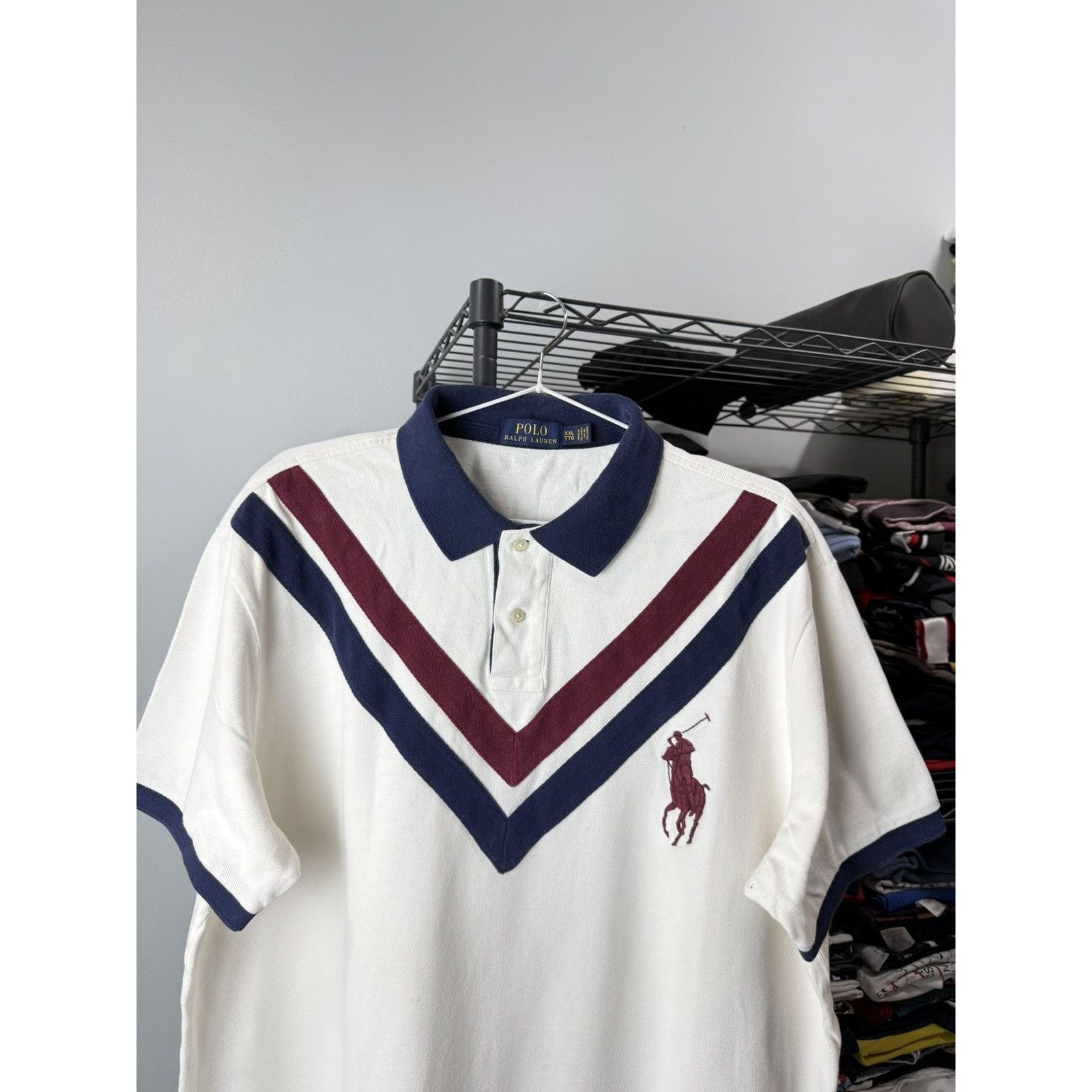 Polo Ralph Lauren Vintage Polo Ralph Lauren Polo Shirt Tee Size US XXL / EU 58 / 5 - 2 Thumbnail