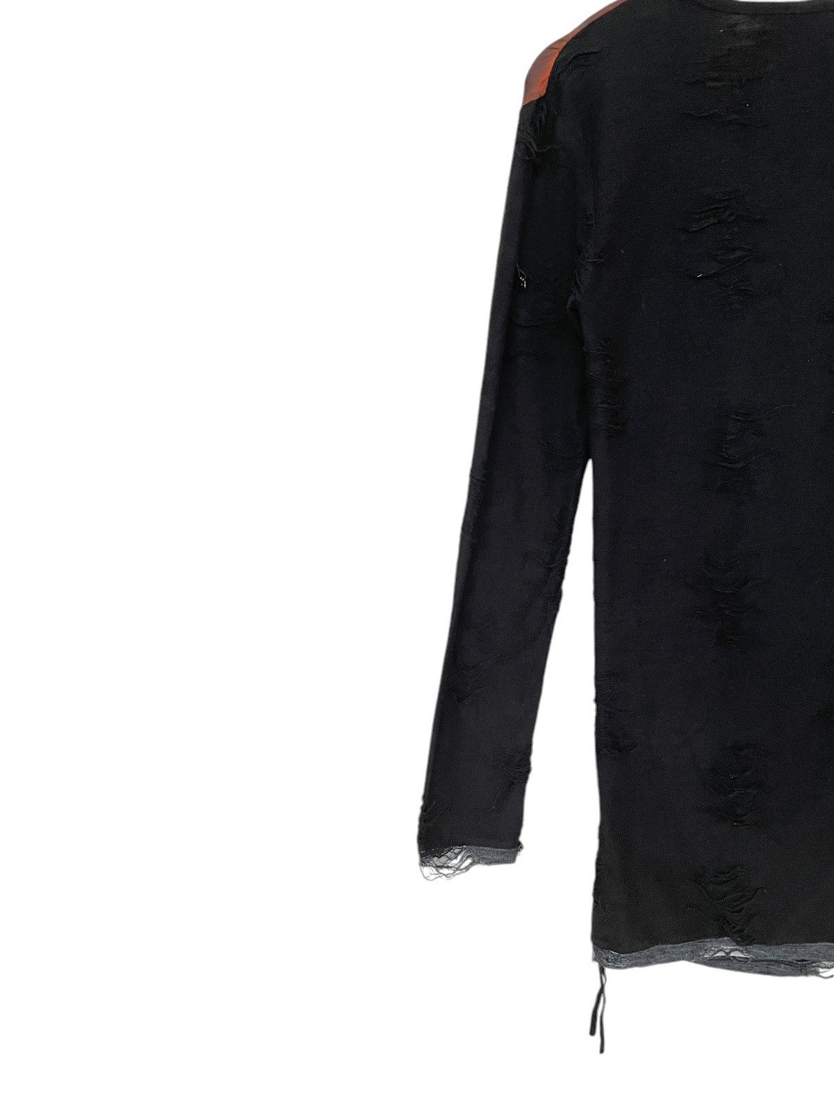 If Six Was Nine × Japanese Brand × Le Grande Bleu (L.G.B.) Vintage Japanese Brand Midas Cowl Black Top 1990s Size US M / EU 48-50 / 2 - 7 Thumbnail