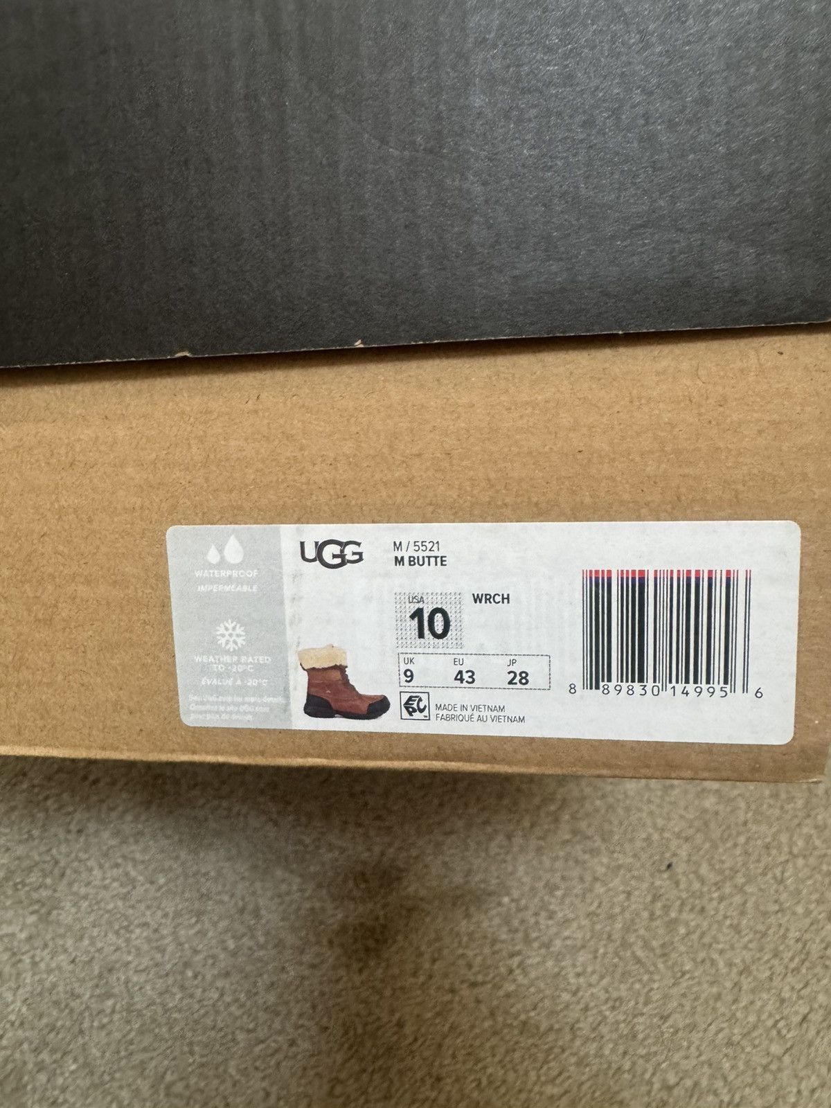 Ugg UGG Butte Worchester Size US 10 / EU 43 - 9 Thumbnail