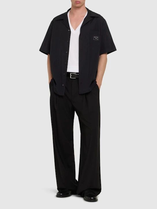 Dolce & Gabbana o1lsvrm0425 Short Sleeved Shirt in Black Size US M / EU 48-50 / 2 - 2 Thumbnail