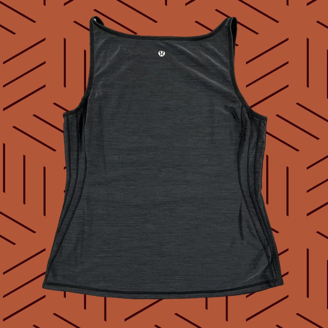 Lululemon LULULEMON Shirt Womens Tank Top Size 4 Dark Gray Black Yoga Gym Size S / US 4 / IT 40 - 1 Thumbnail