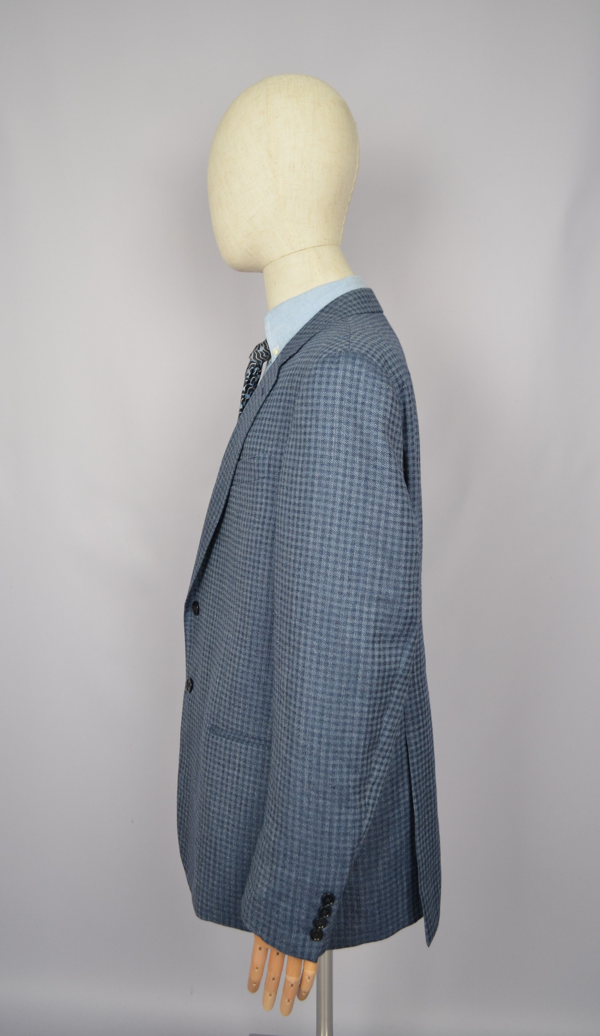 Designer × Emporio Armani Armani Collezioni G Line Linen Wool Jacket Blazer US48 Slim Size 48S - 6 Thumbnail
