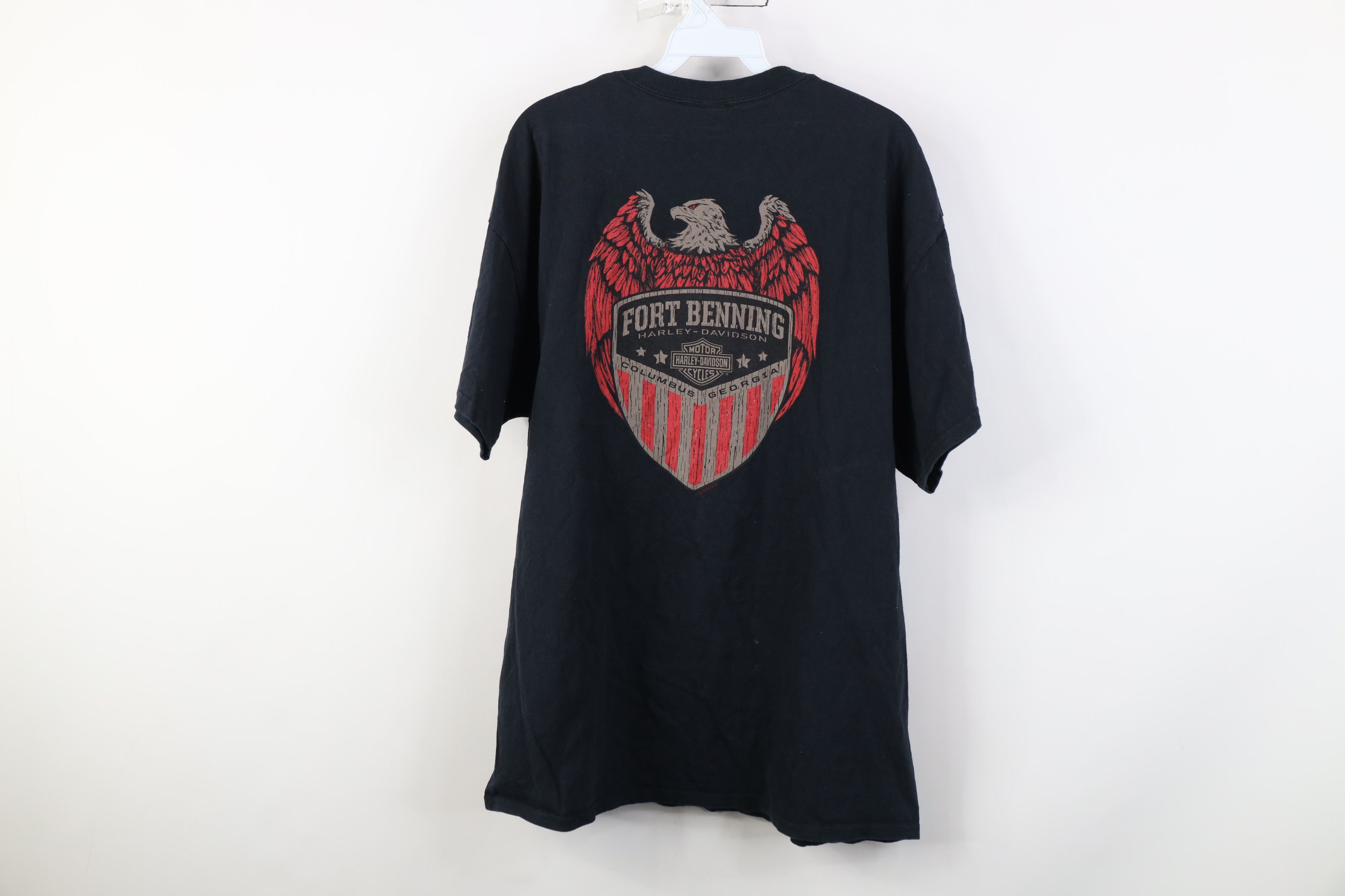 Harley Davidson Harley Davidson Spell Out Fort Benning Eagle T-Shirt Black Size US L / EU 52-54 / 3 - 13 Thumbnail