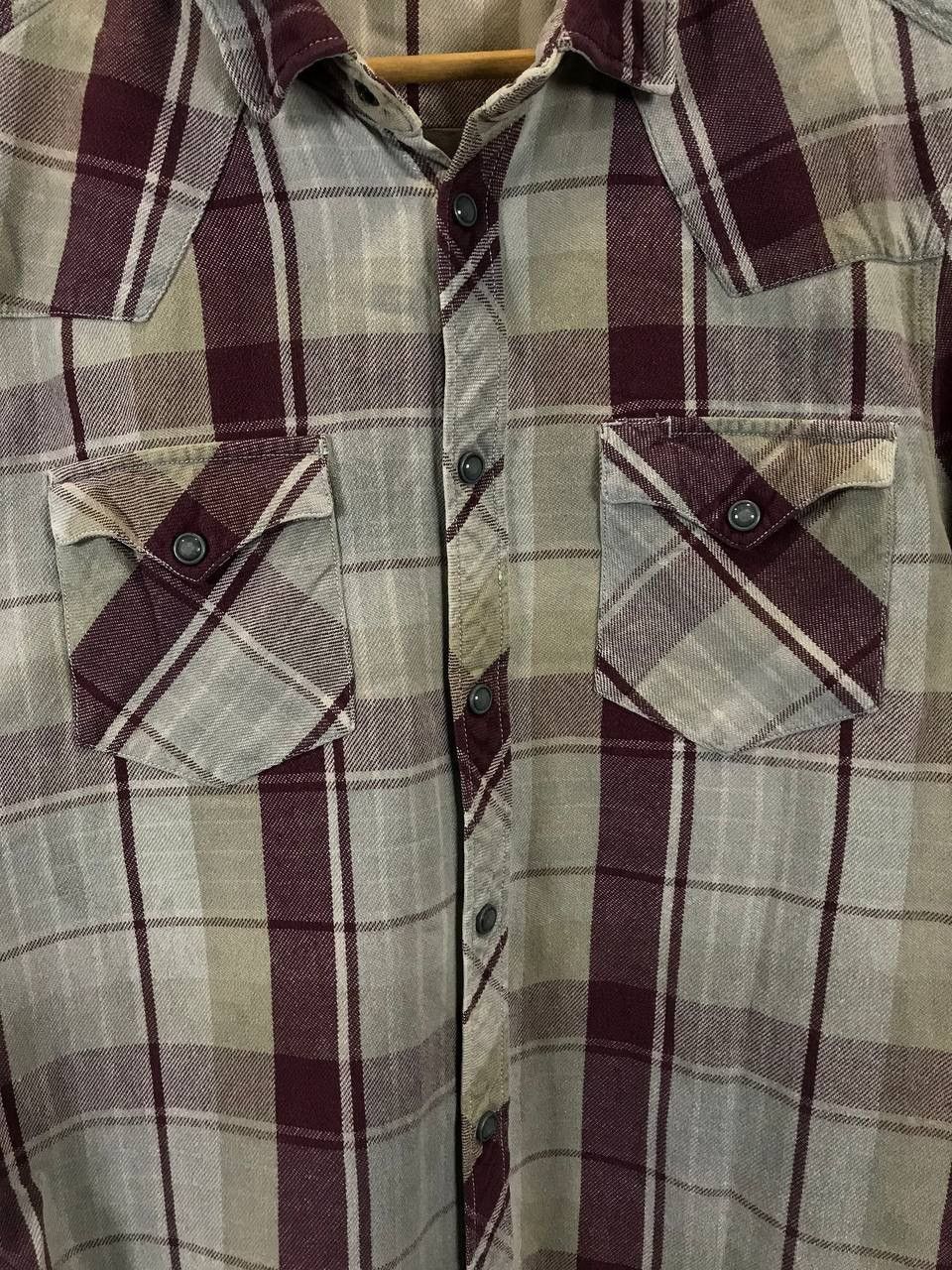 Allsaints Allsaints vintage flannel shirt Size US XL / EU 56 / 4 - 3 Thumbnail