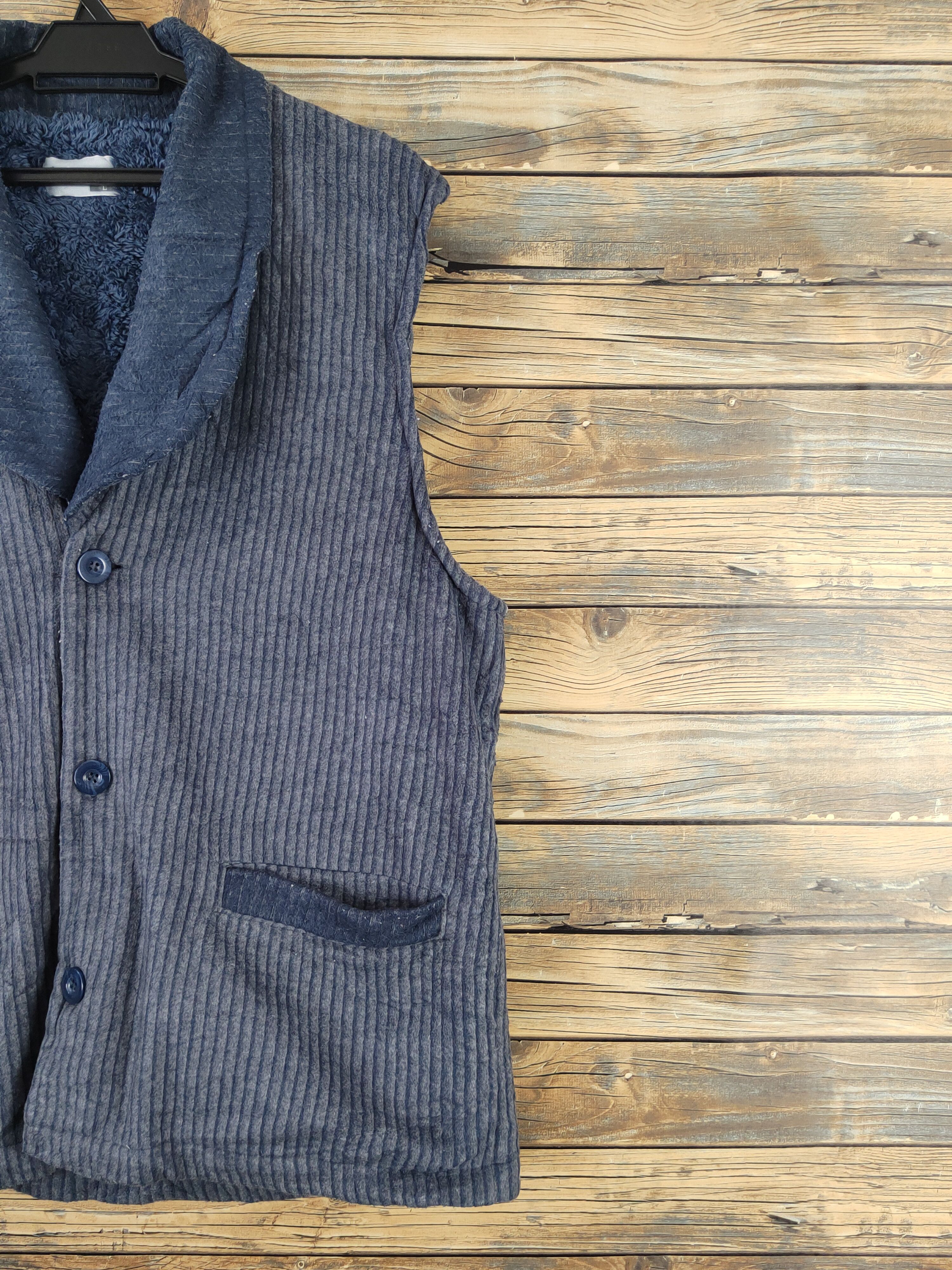 Japanese Brand × Vintage Rare Vintage Japanese Brand Navy Vests Size US L / EU 52-54 / 3 - 6 Thumbnail