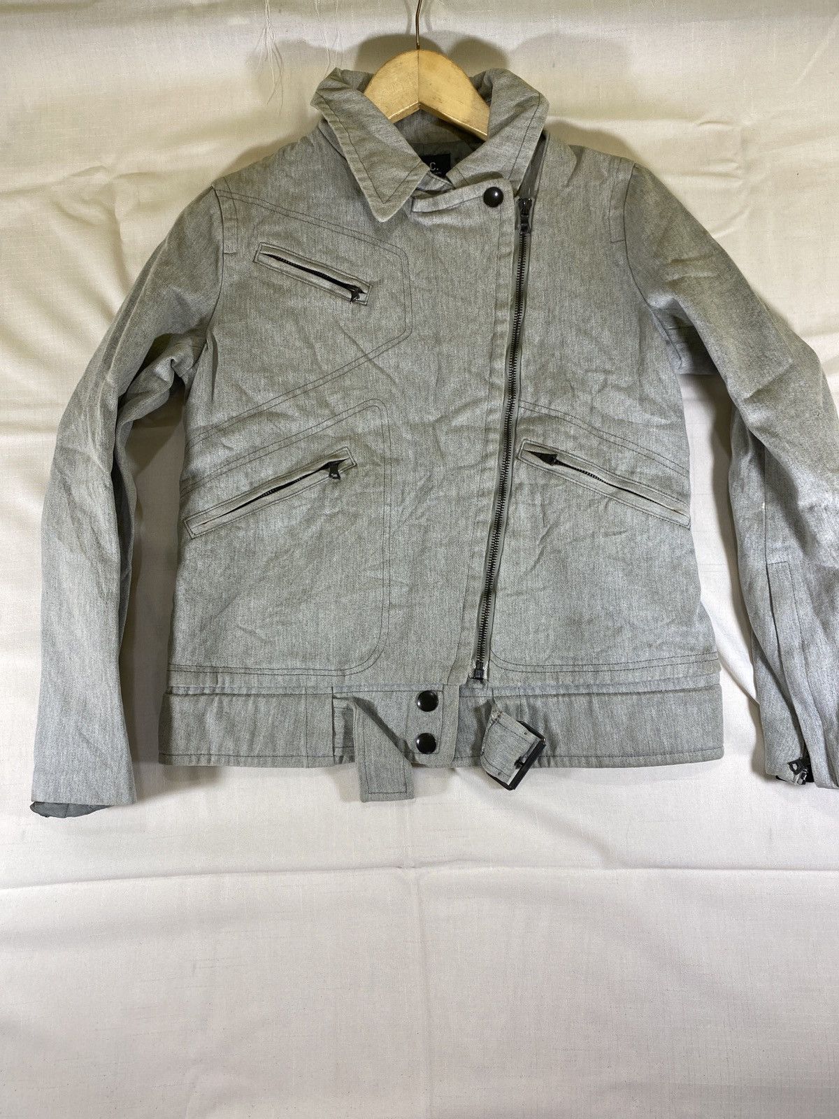 A.P.C. apc bikers belted jacket Size US XS / EU 42 / 0 - 1 Thumbnail