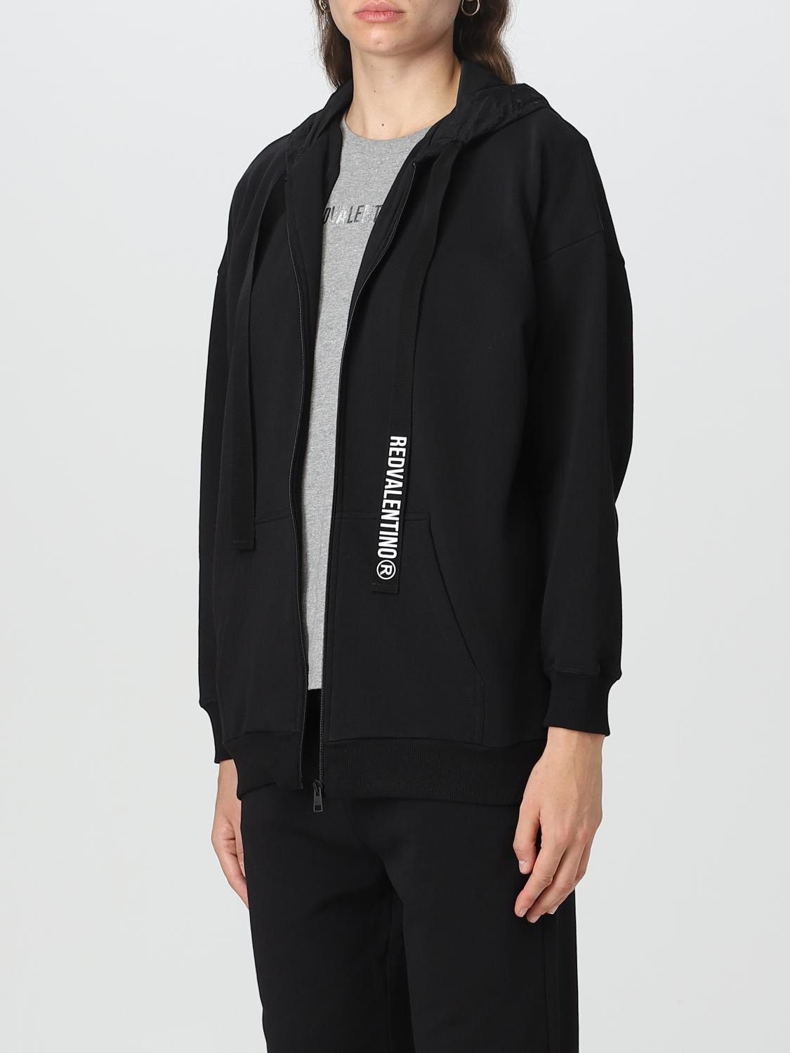RED Valentino Red Valentino - Detailed Hood Zip Up Hoodie Size M / US 6-8 / IT 42-44 - 14 Thumbnail