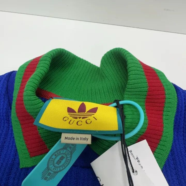 Gucci Gucci Gucci x Adidas Colorful Logo Embroidered Polo -2506 Size US S / EU 44-46 / 1 - 5 Thumbnail