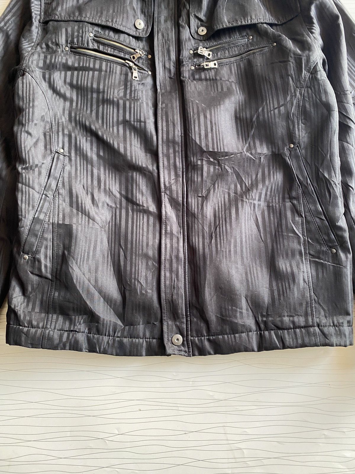14th Addiction JAPANESE BRAND BAREFOOT FUR JACKET MULTI ZIPPER GHOTIC PUNK Size US L / EU 52-54 / 3 - 5 Thumbnail