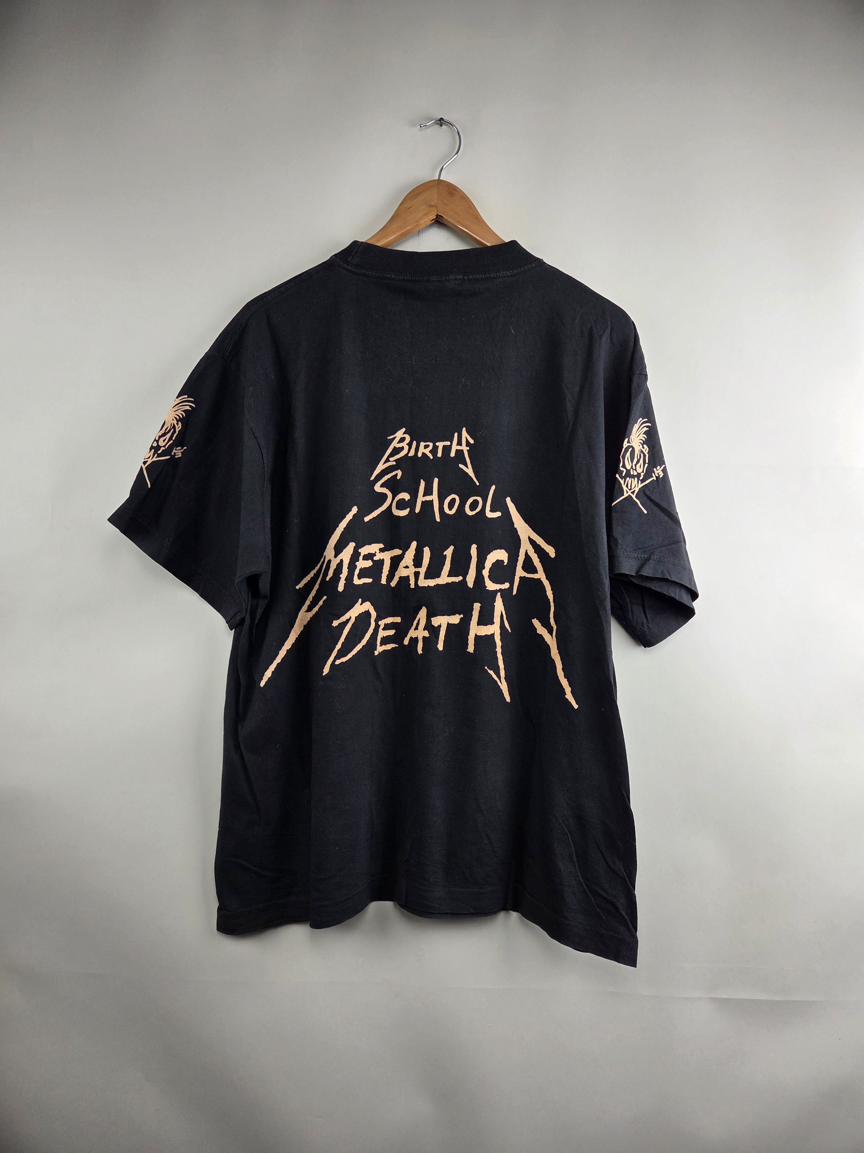 Band Tees × Metallica × Vintage 1994 Metallica Birth school death XL 22.5" 28" Size US XL / EU 56 / 4 - 5 Thumbnail