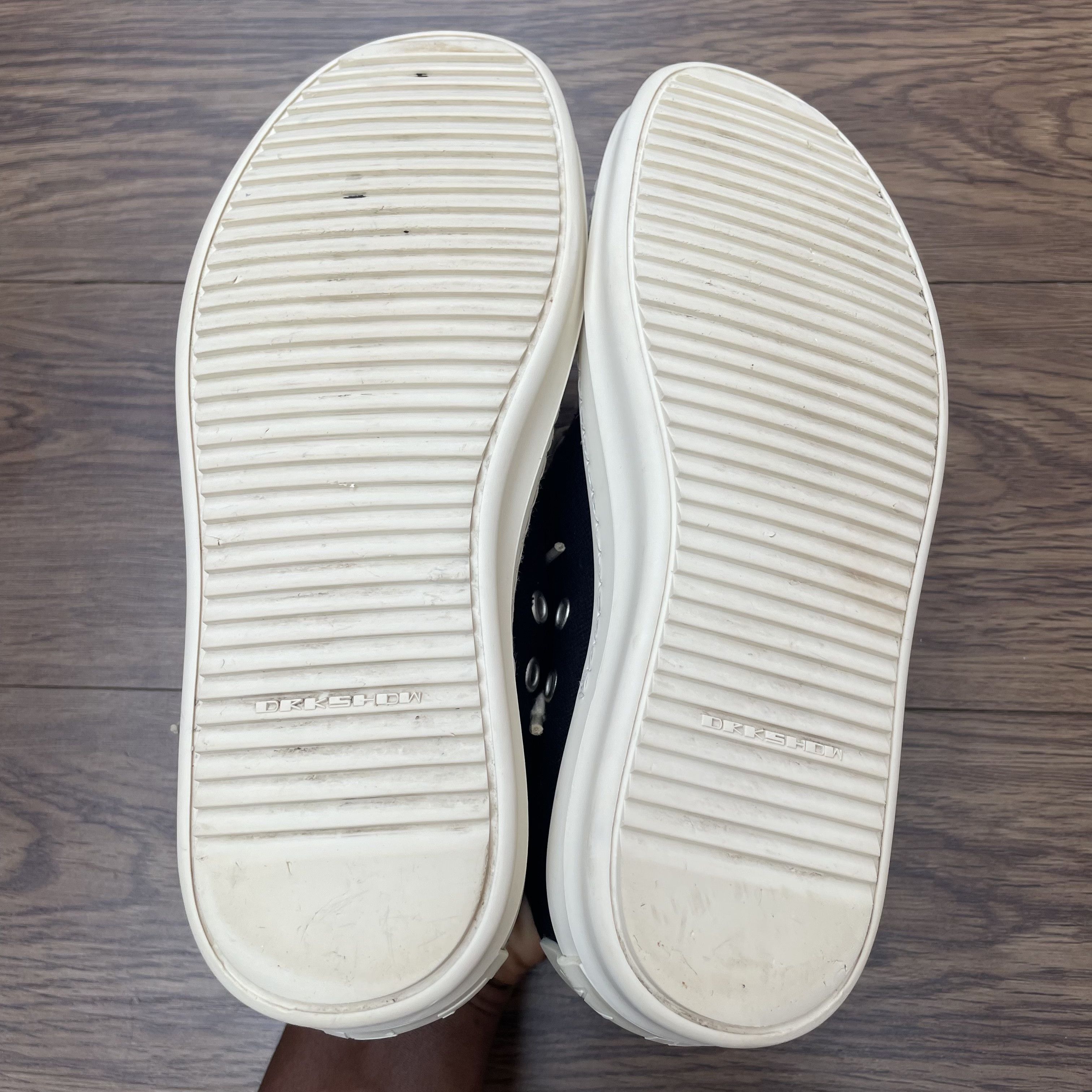 Rick Owens Drkshdw Rick Owens DRKSHDW License Plate Ramones Low Size US 6 / IT 36 - 20 Thumbnail