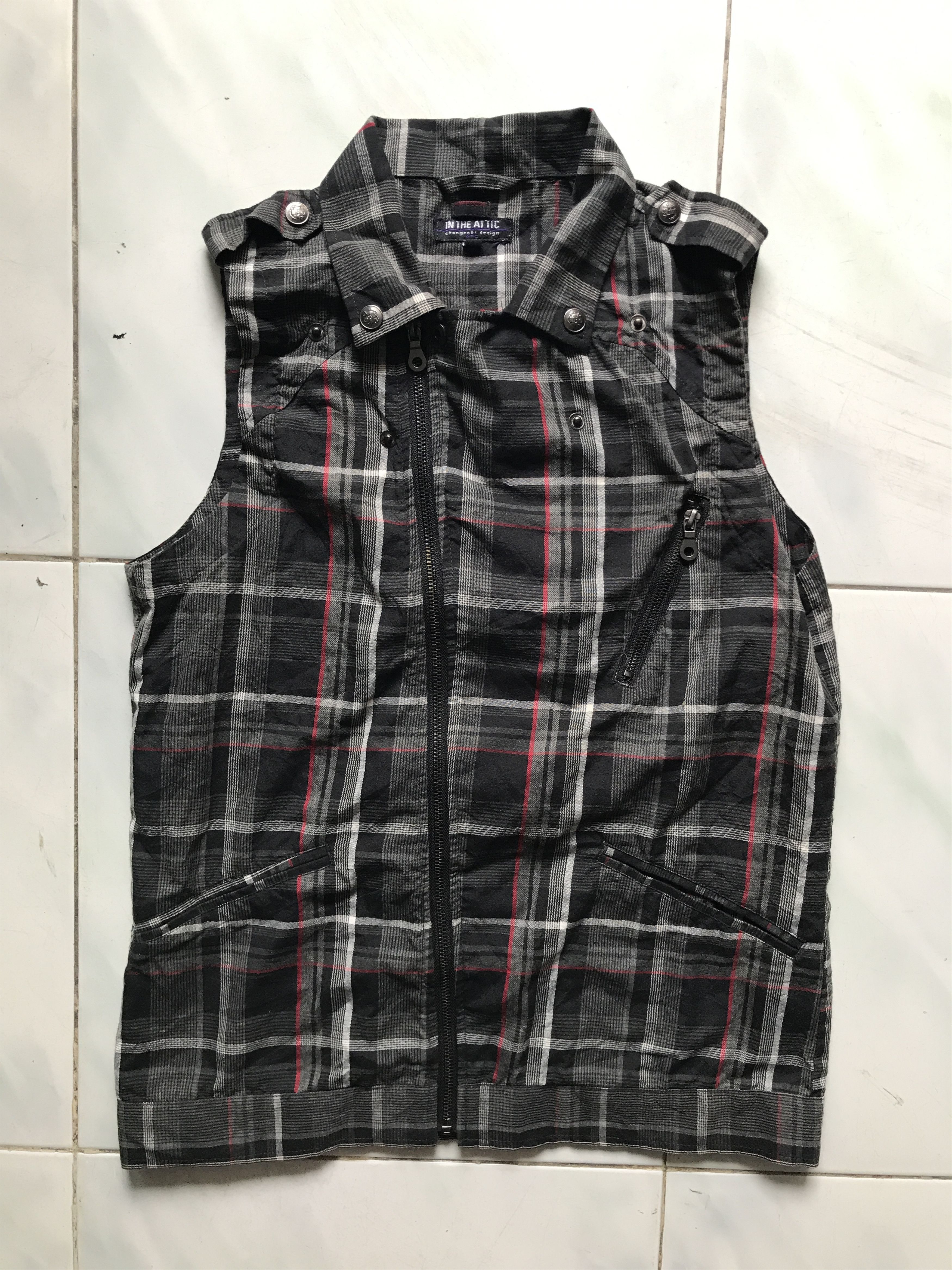 In The Attic × Japanese Brand In The Attic Vest Flanell Size US M / EU 48-50 / 2 - 1 Thumbnail