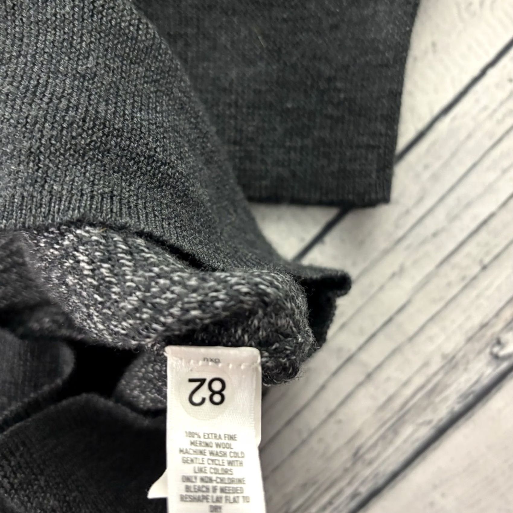 Bonobos Bonobos Slim Merino Wool 1/4 Zip Pullover Sweater Men's XL Gray Shirt Size US XL / EU 56 / 4 - 5 Thumbnail